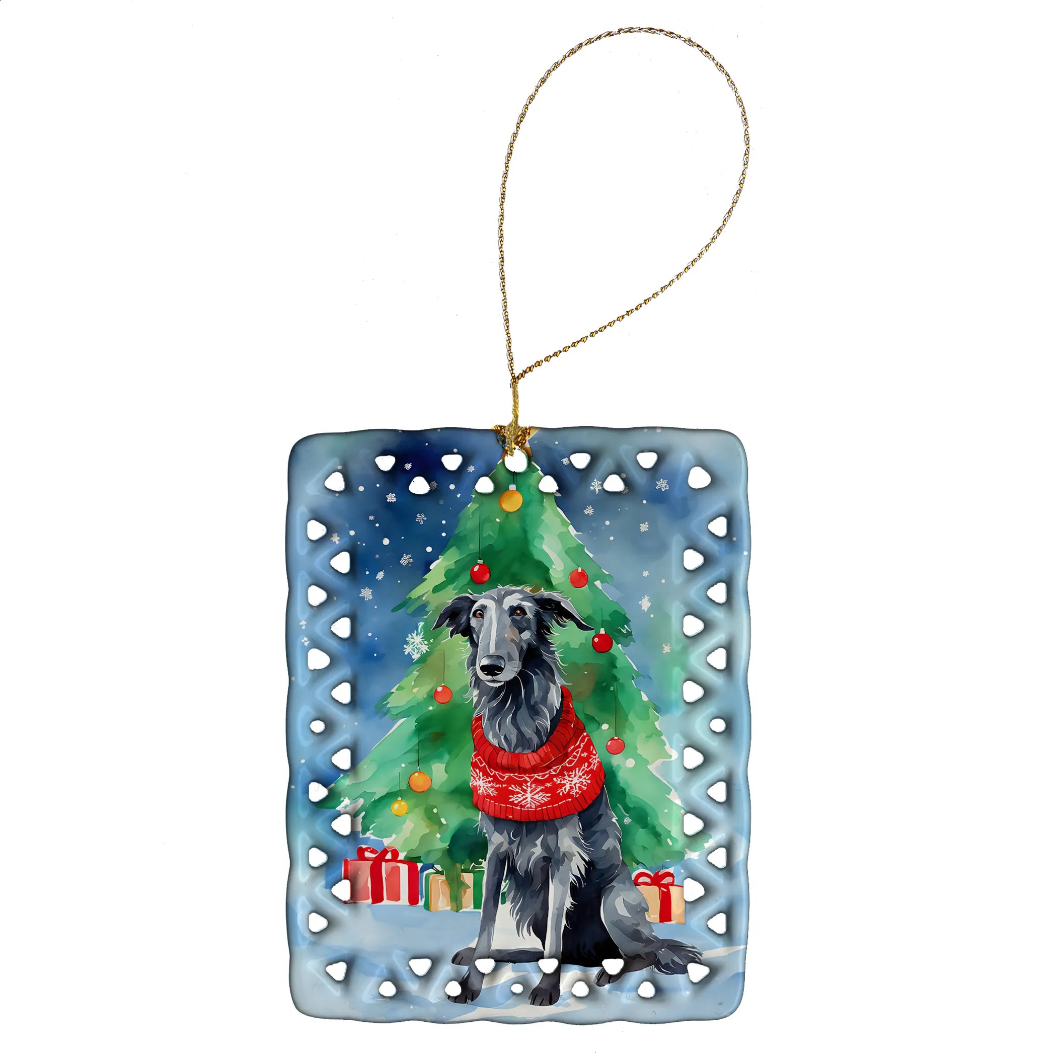 Christmas Sweaters Porcelain Ornament