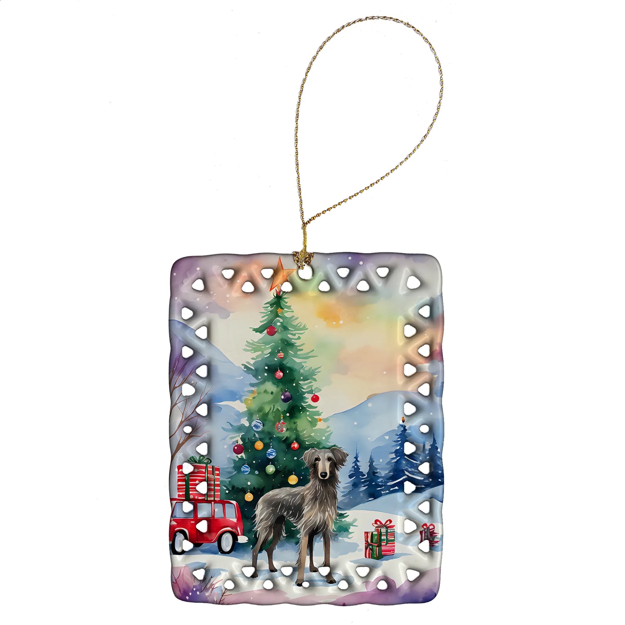 Christmas Sweaters Porcelain Ornament