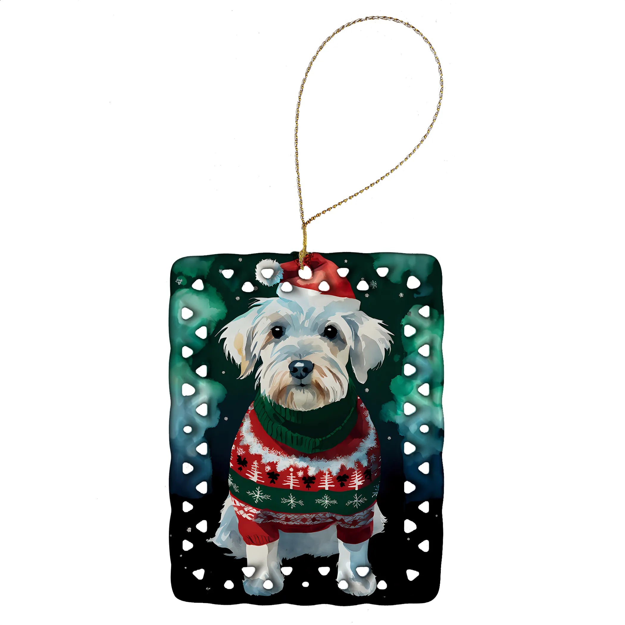 Christmas Sweaters Porcelain Ornament