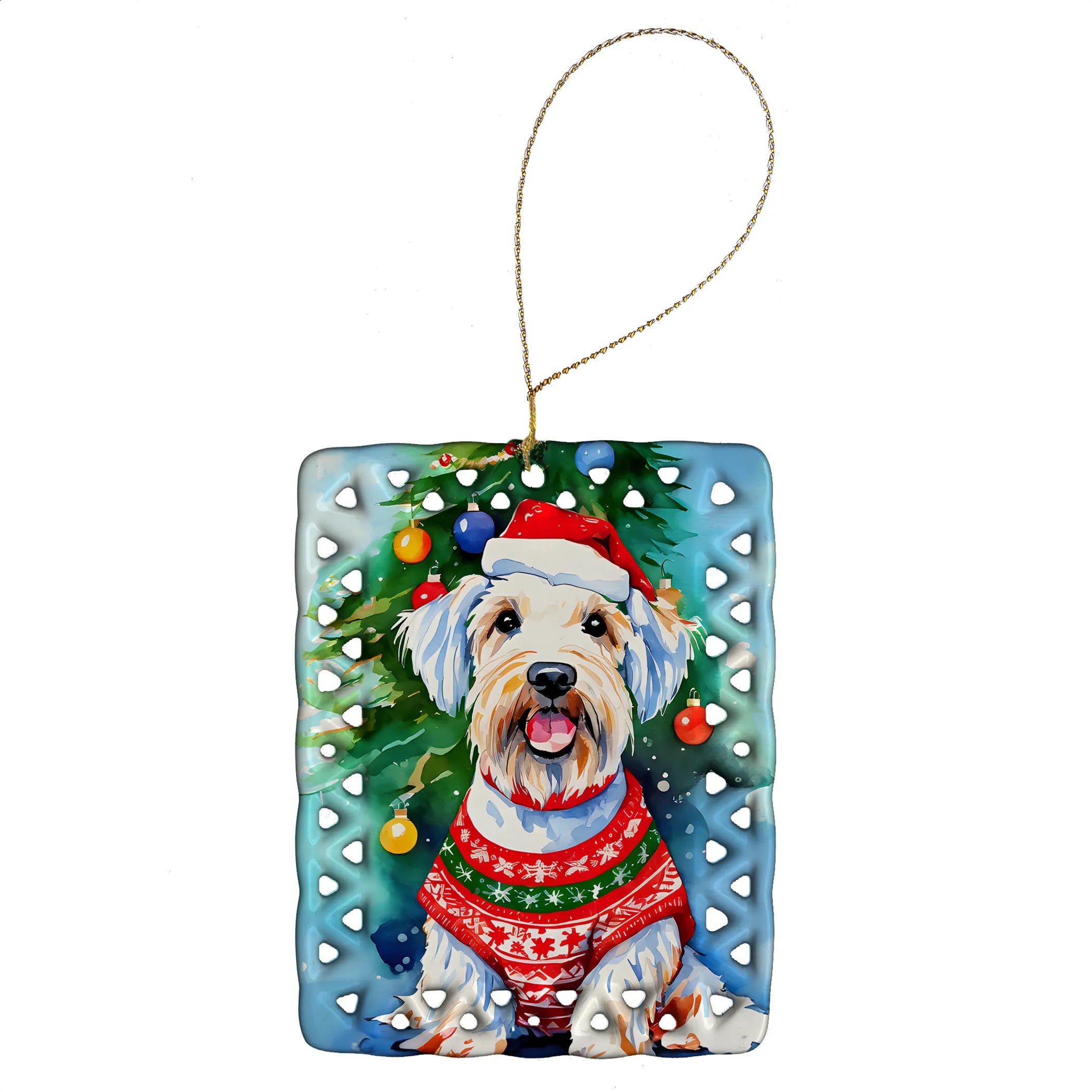 Christmas Sweaters Porcelain Ornament