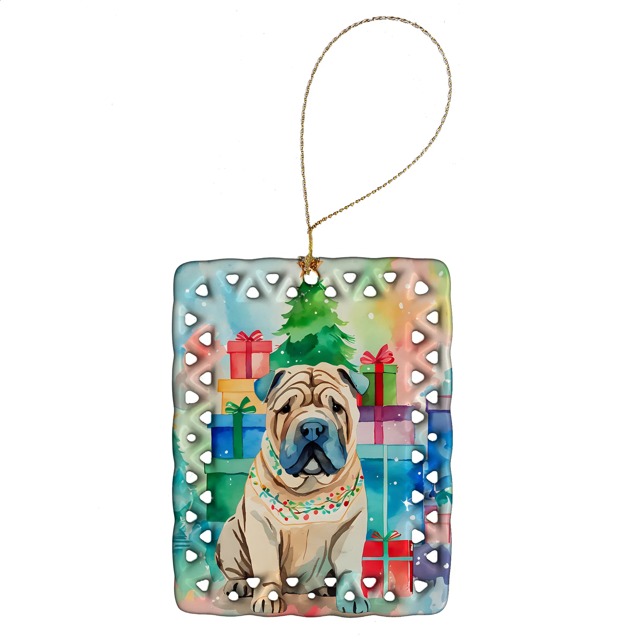 Christmas Sweaters Porcelain Ornament