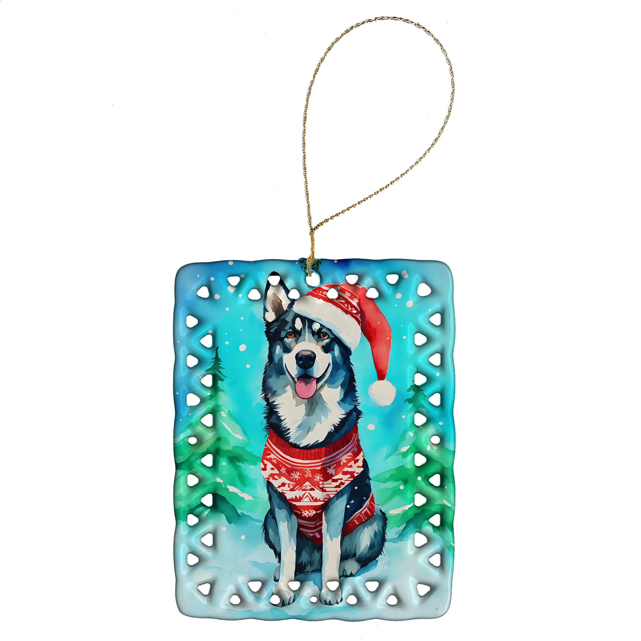 Christmas Sweaters Porcelain Ornament