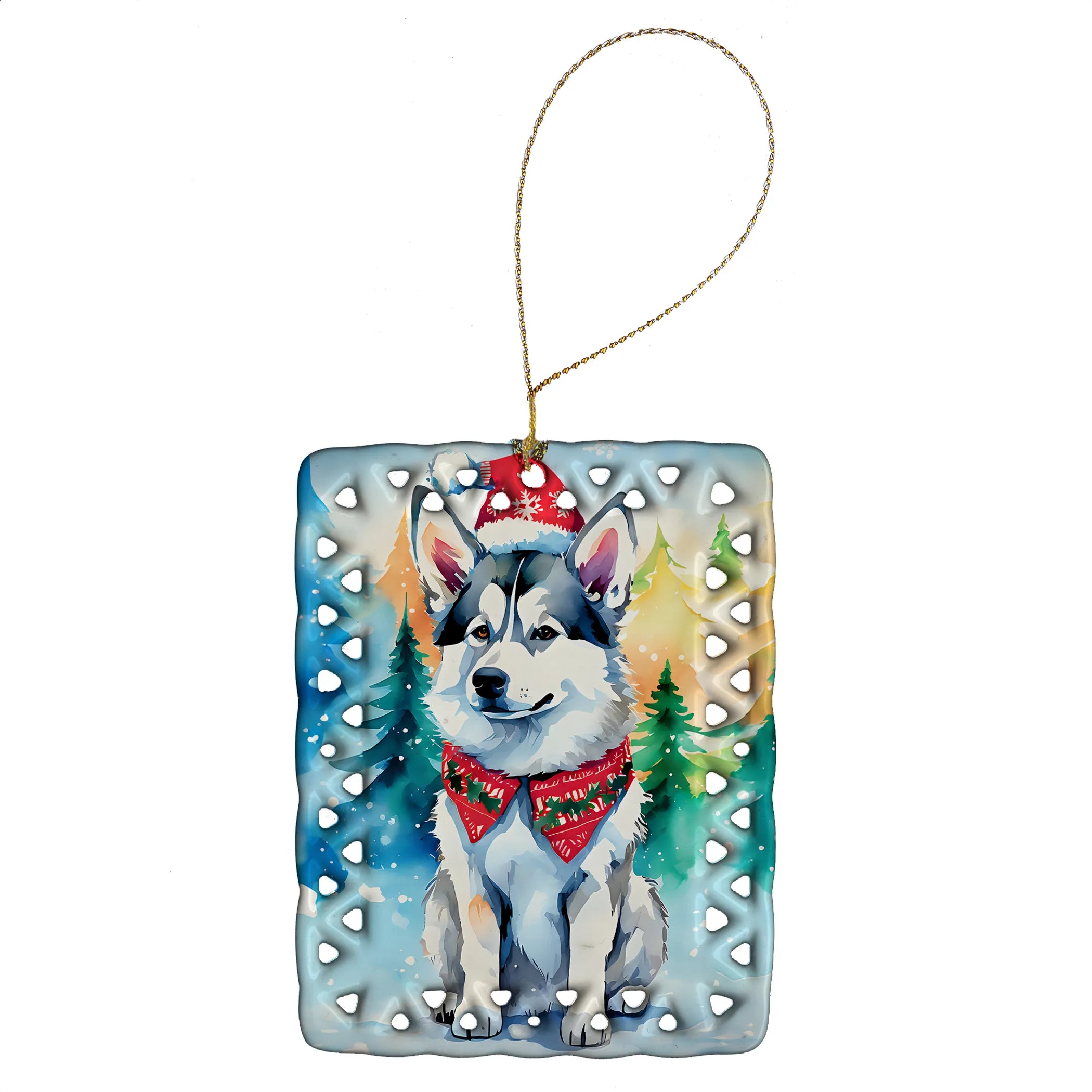 Christmas Sweaters Porcelain Ornament