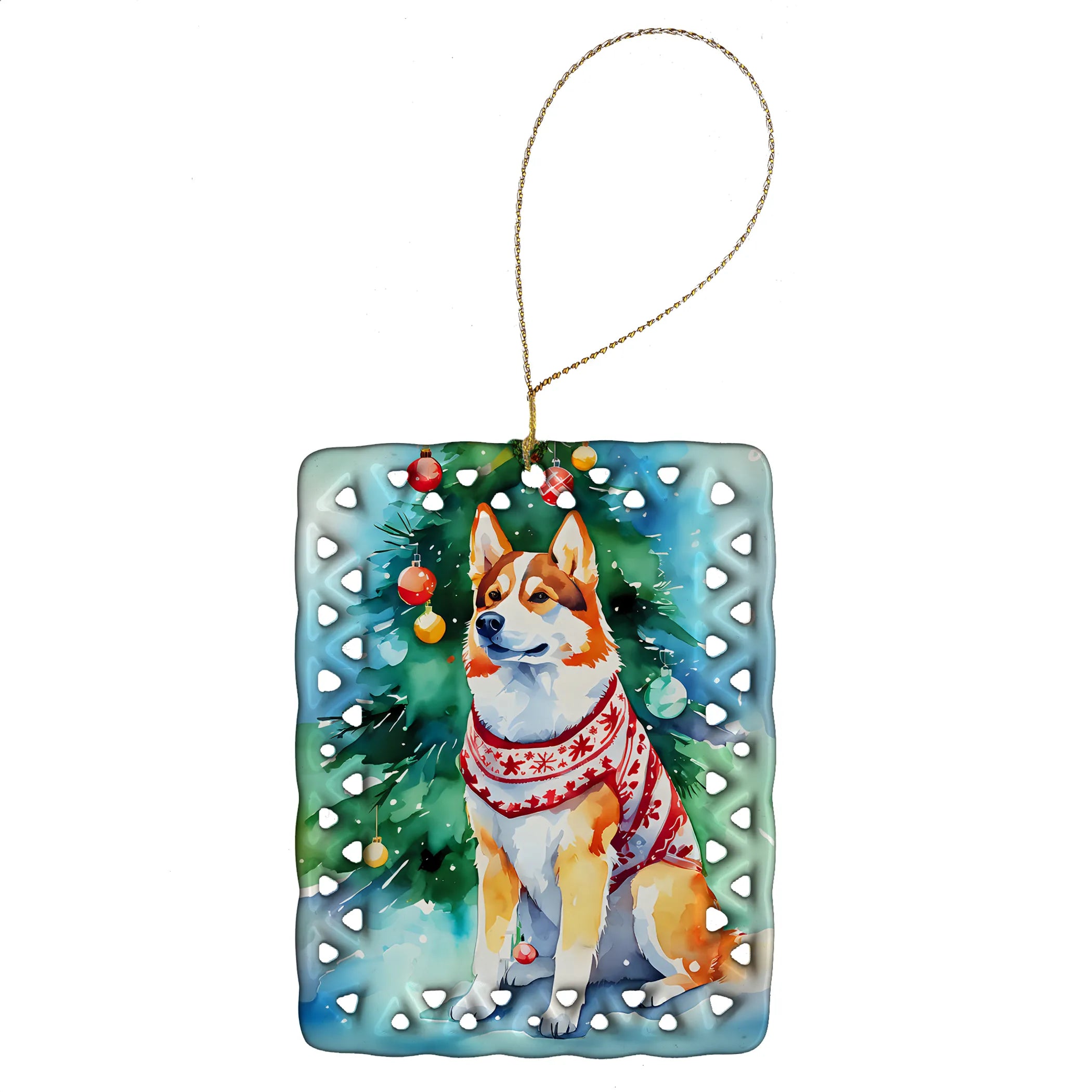 Christmas Sweaters Porcelain Ornament