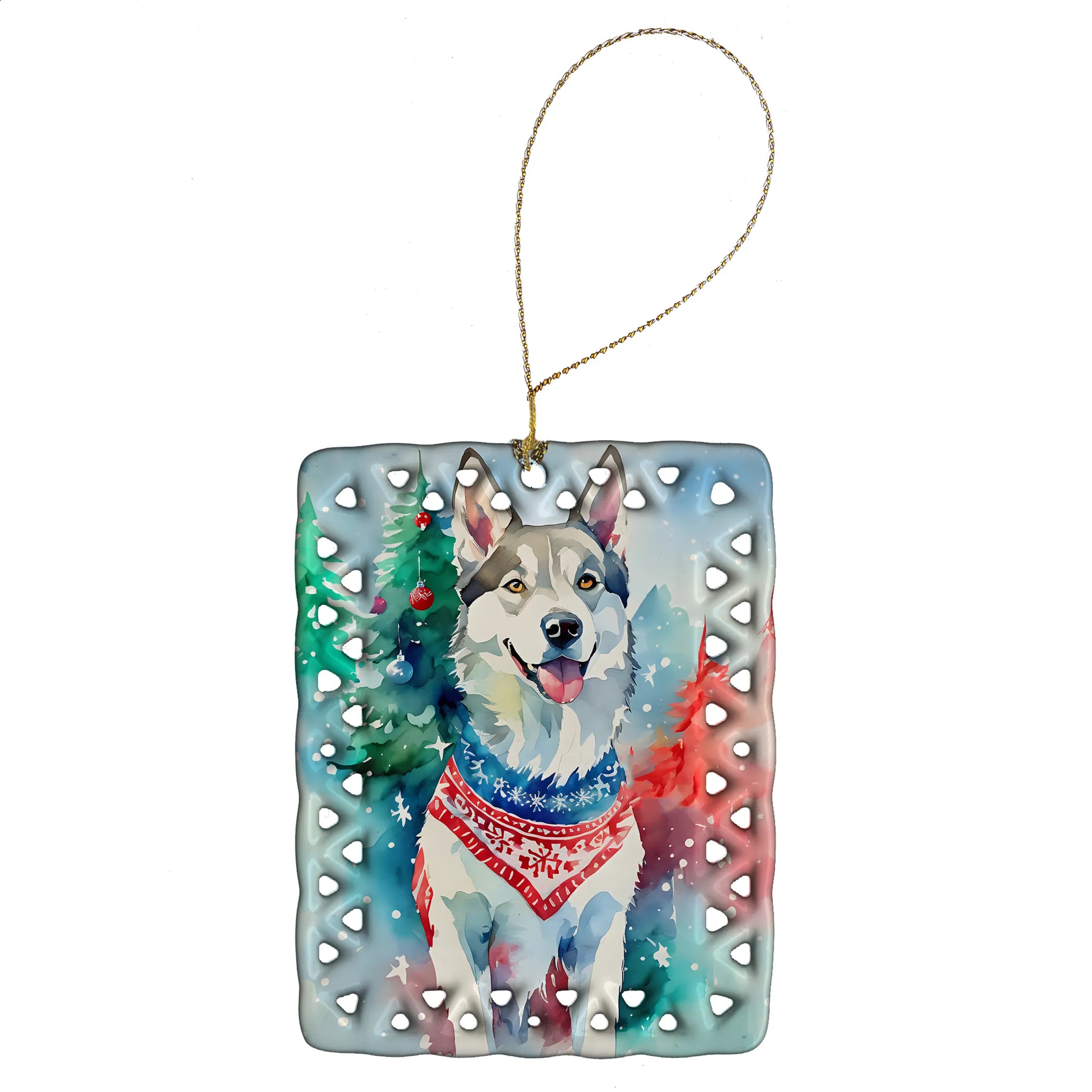 Christmas Sweaters Porcelain Ornament