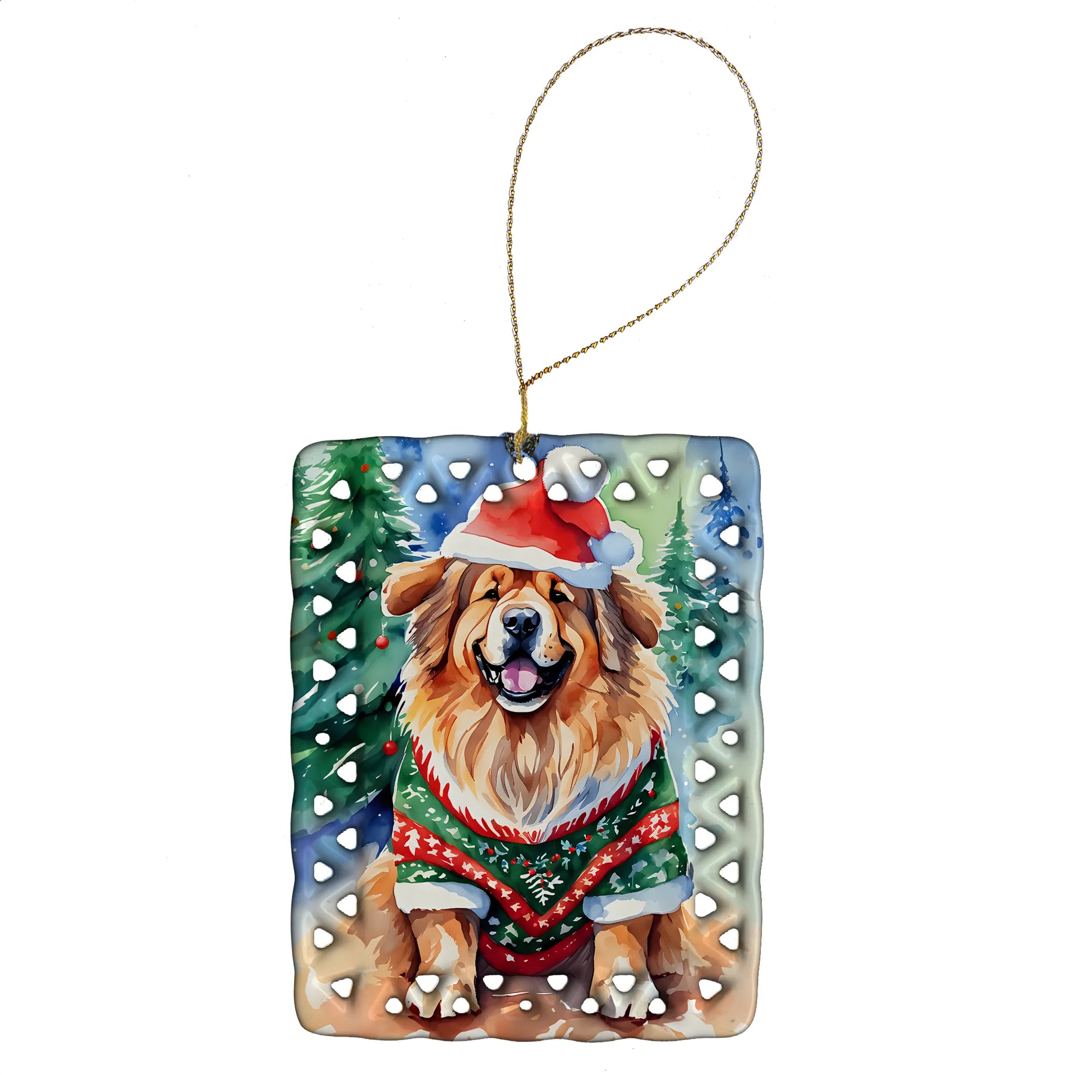 Christmas Sweaters Porcelain Ornament