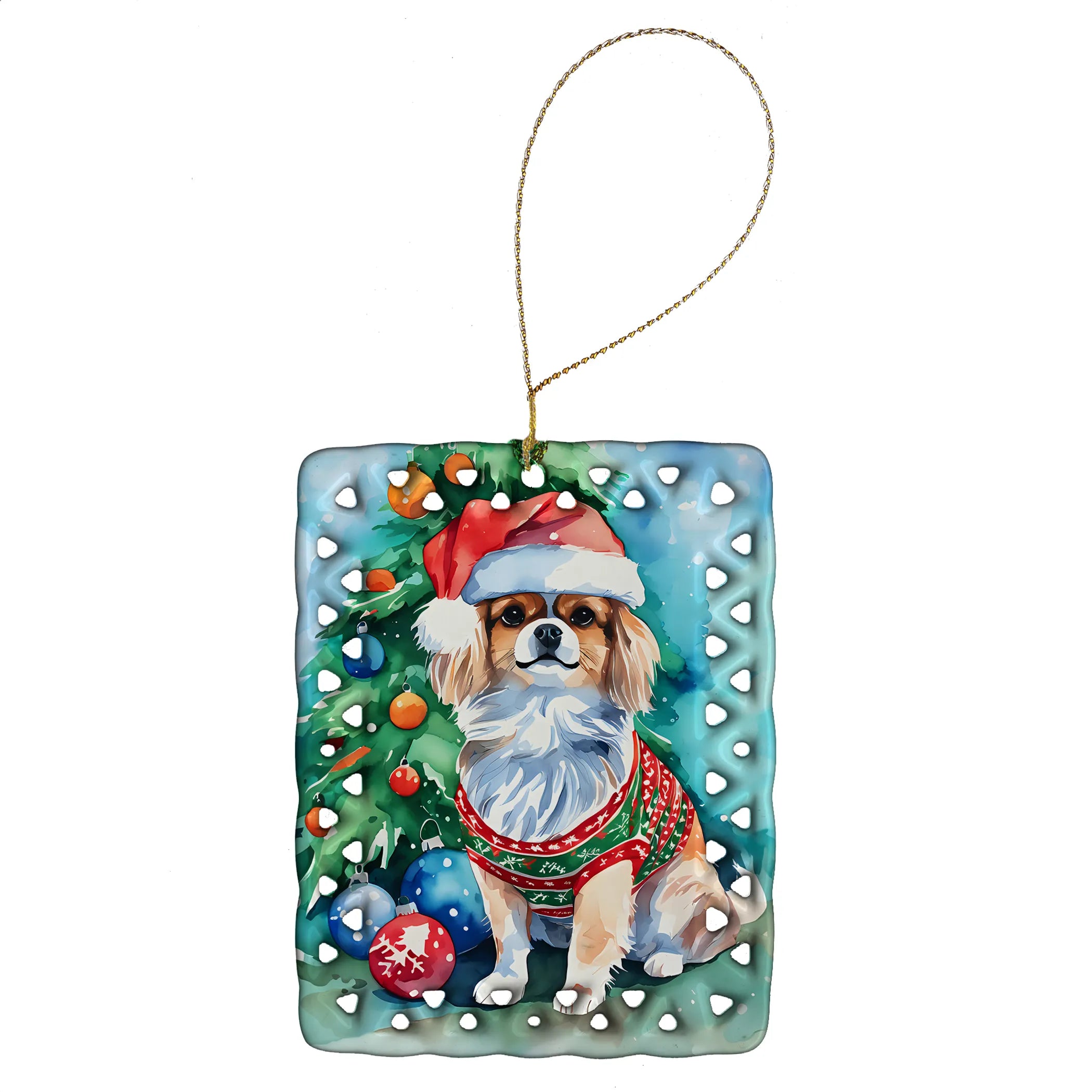 Christmas Sweaters Porcelain Ornament