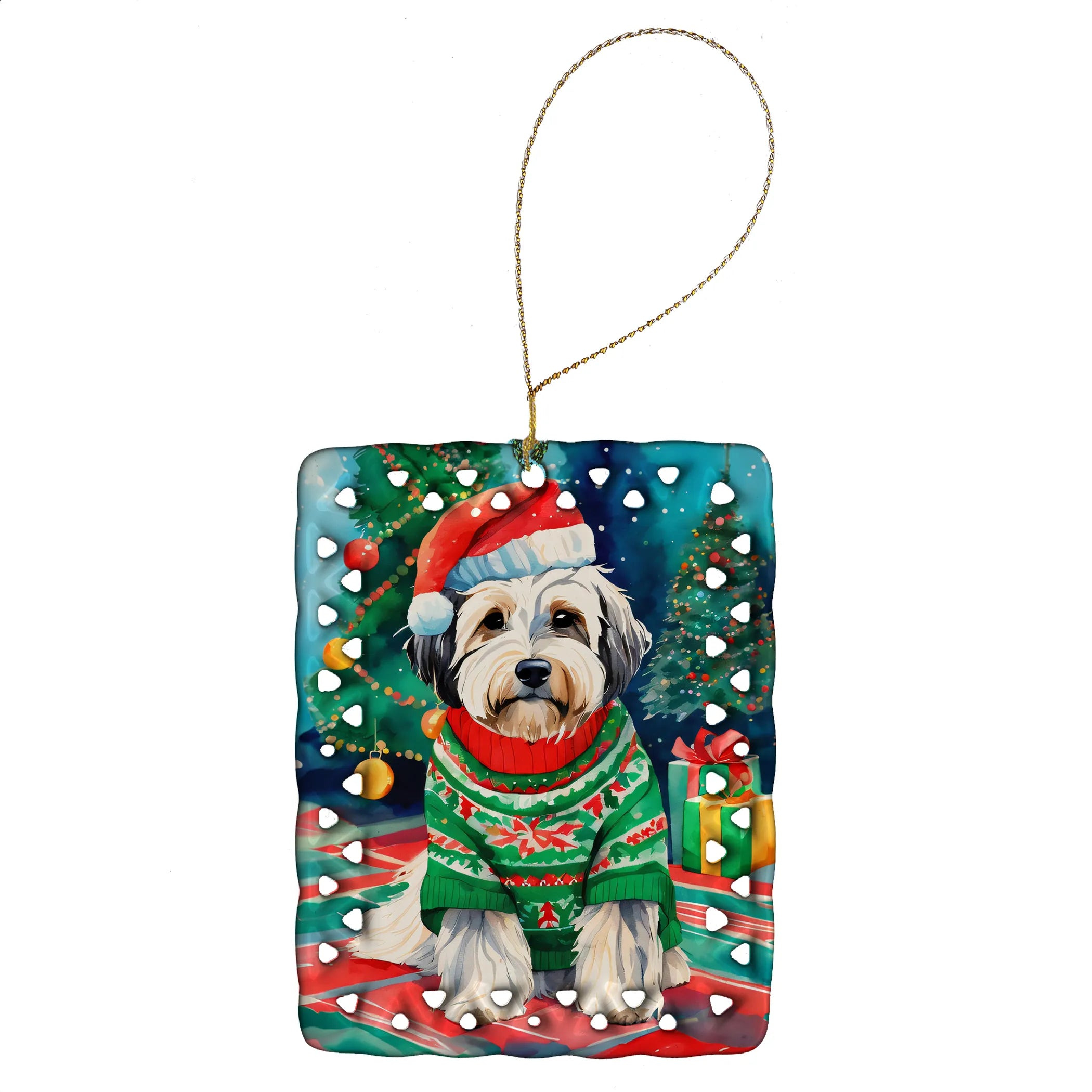 Christmas Sweaters Porcelain Ornament