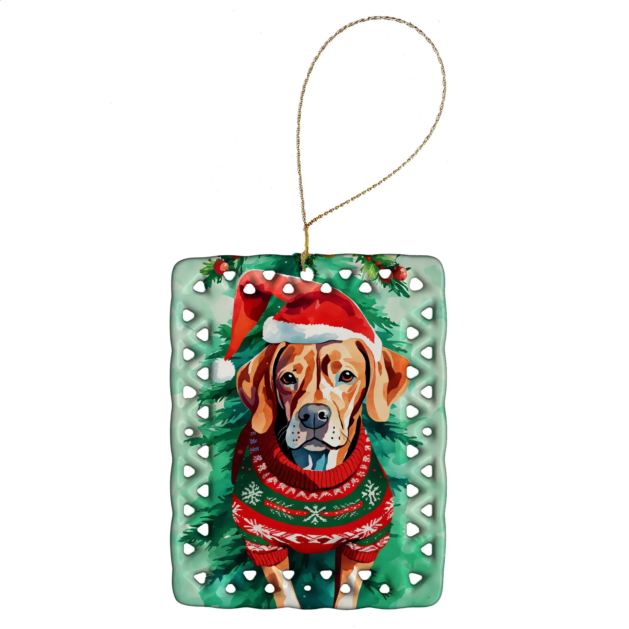 Christmas Sweaters Porcelain Ornament
