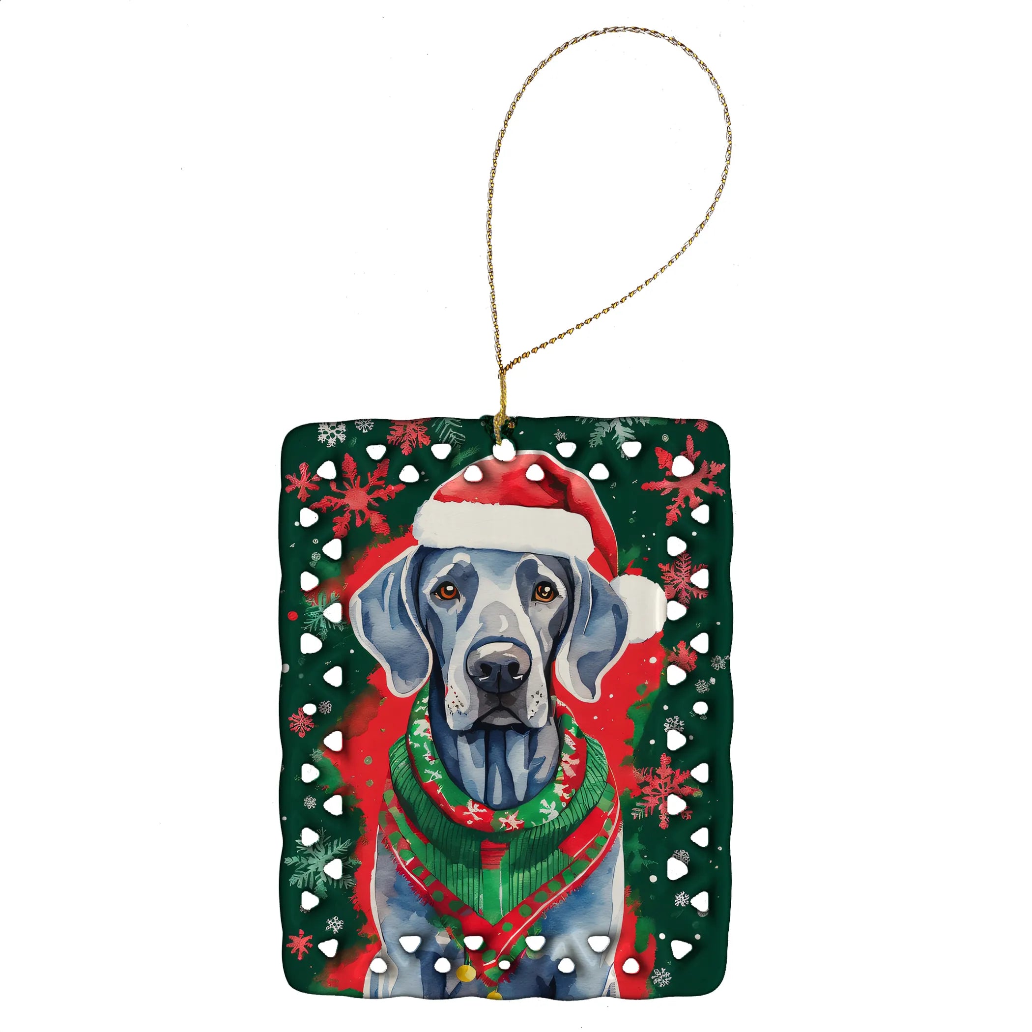Christmas Sweaters Porcelain Ornament
