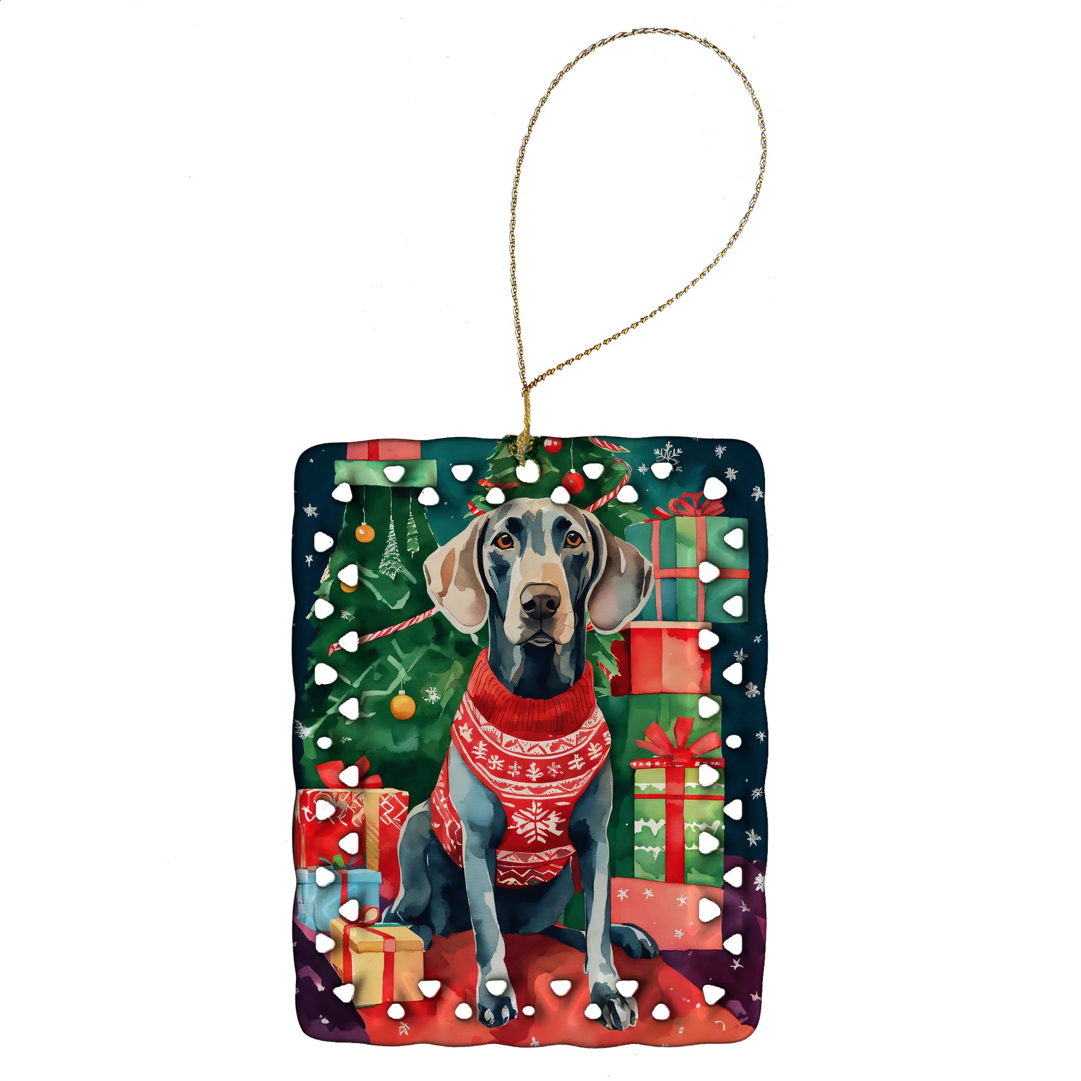 Christmas Sweaters Porcelain Ornament