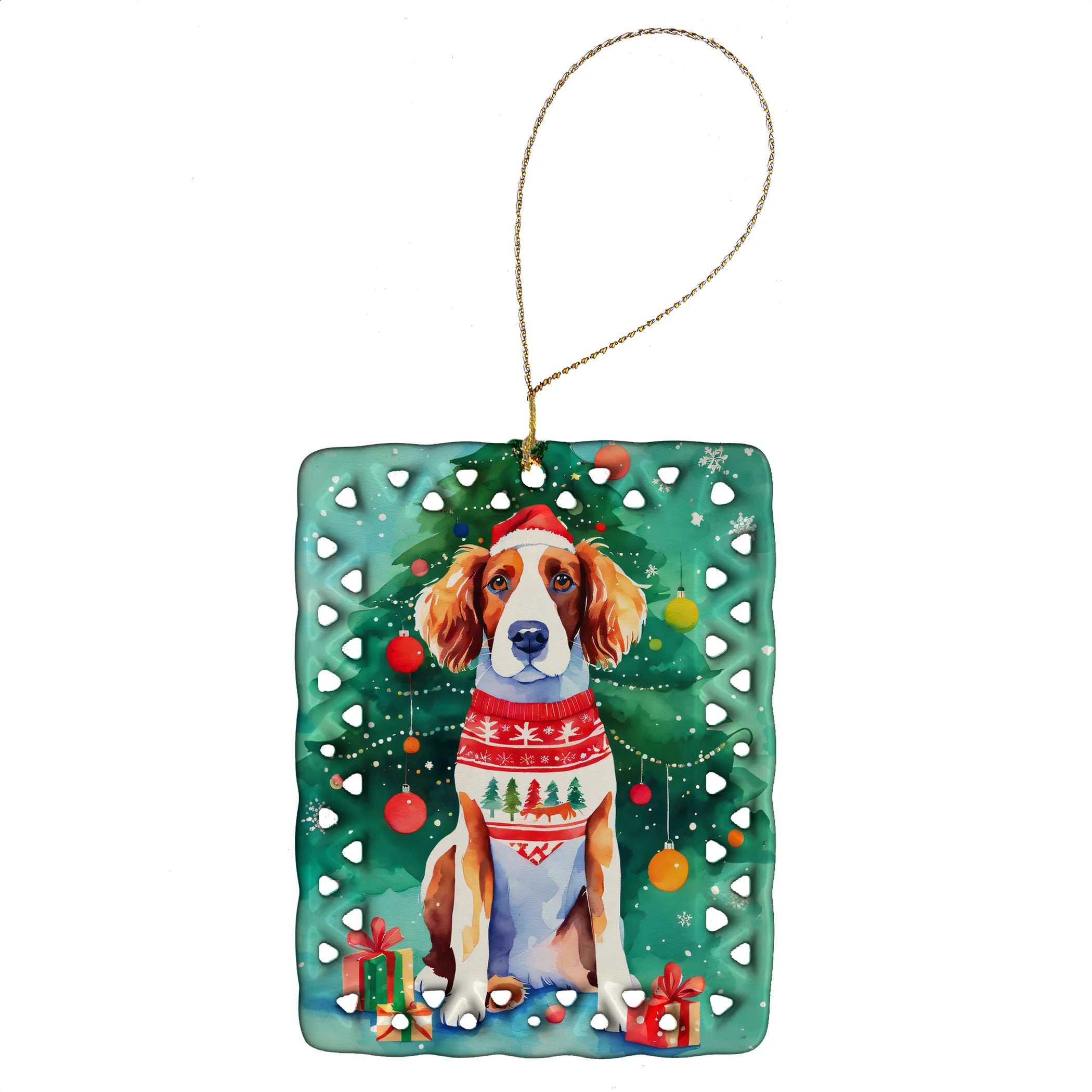 Christmas Sweaters Porcelain Ornament