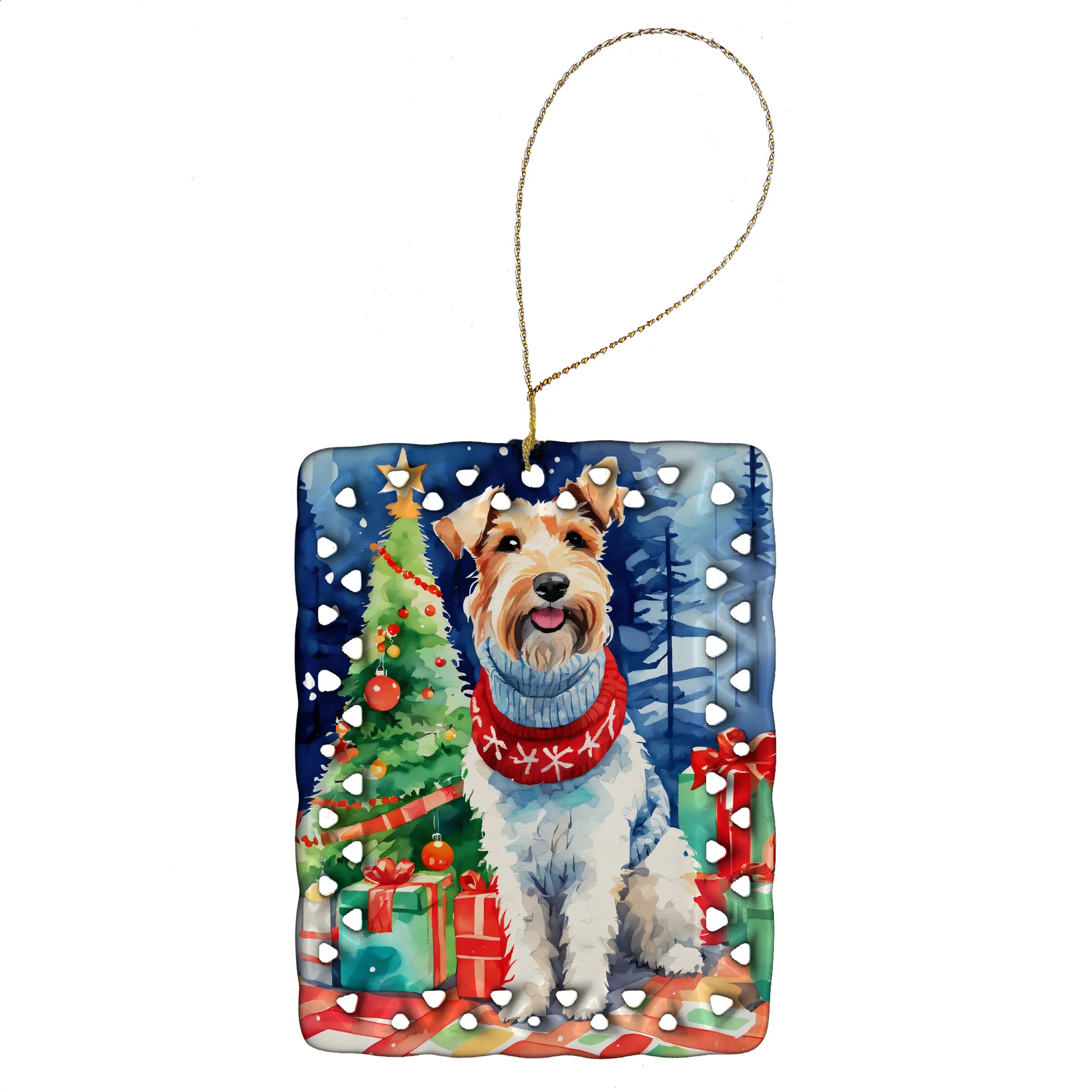 Christmas Sweaters Porcelain Ornament