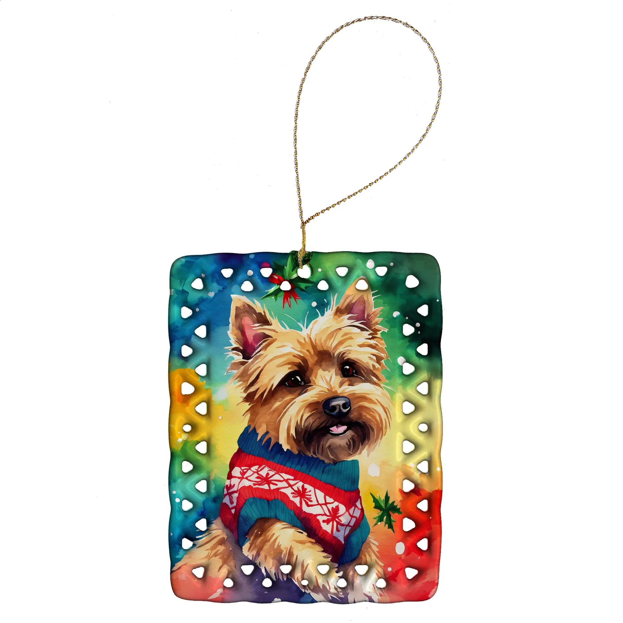 Christmas Sweaters Porcelain Ornament