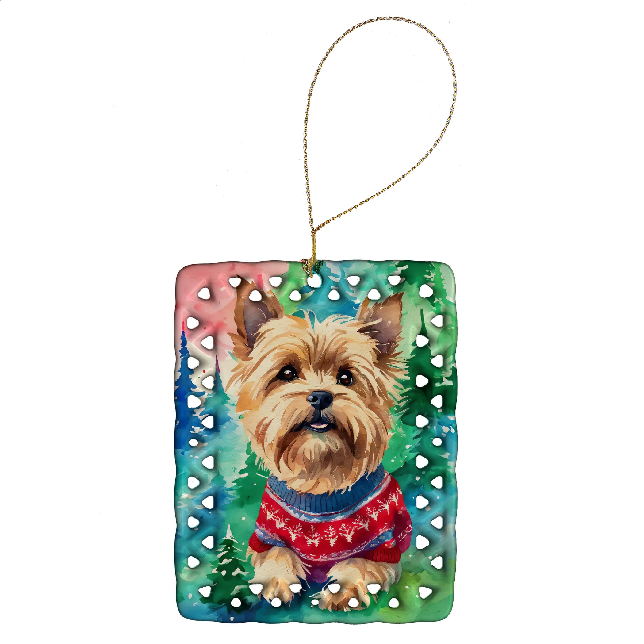 Christmas Sweaters Porcelain Ornament