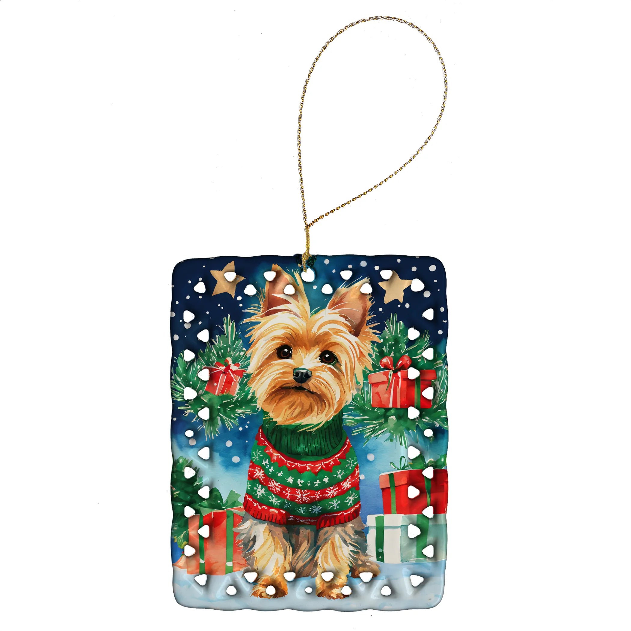 Christmas Sweaters Porcelain Ornament