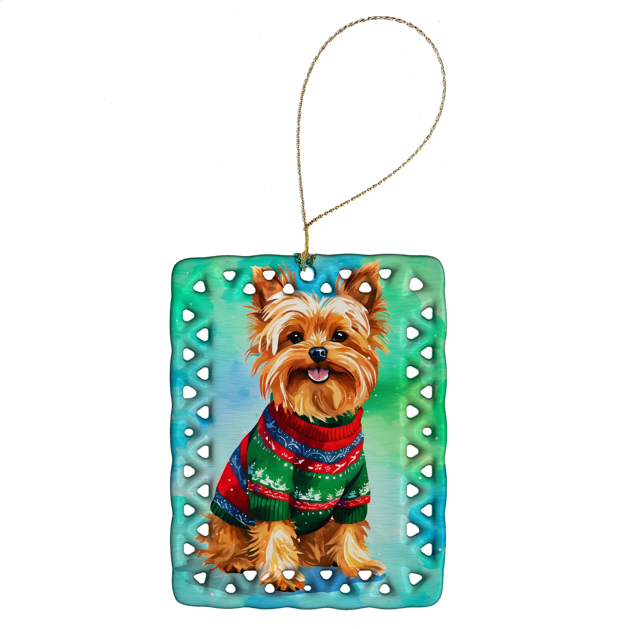 Christmas Sweaters Porcelain Ornament