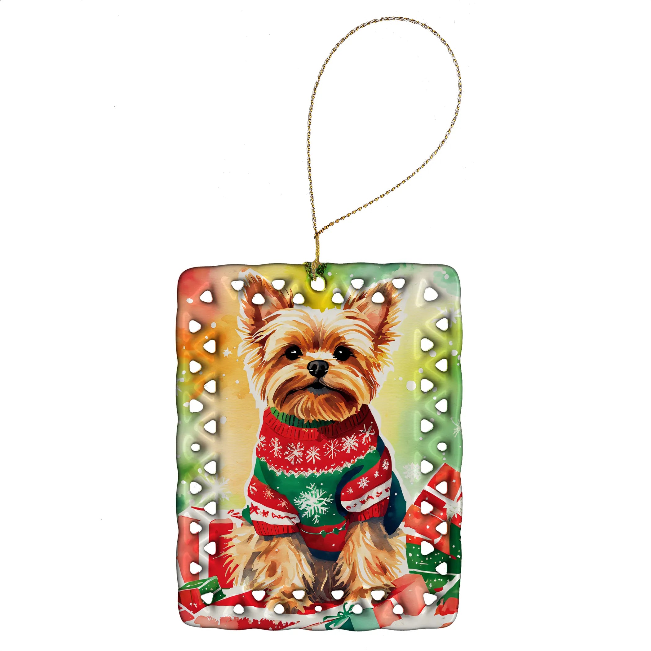Christmas Sweaters Porcelain Ornament