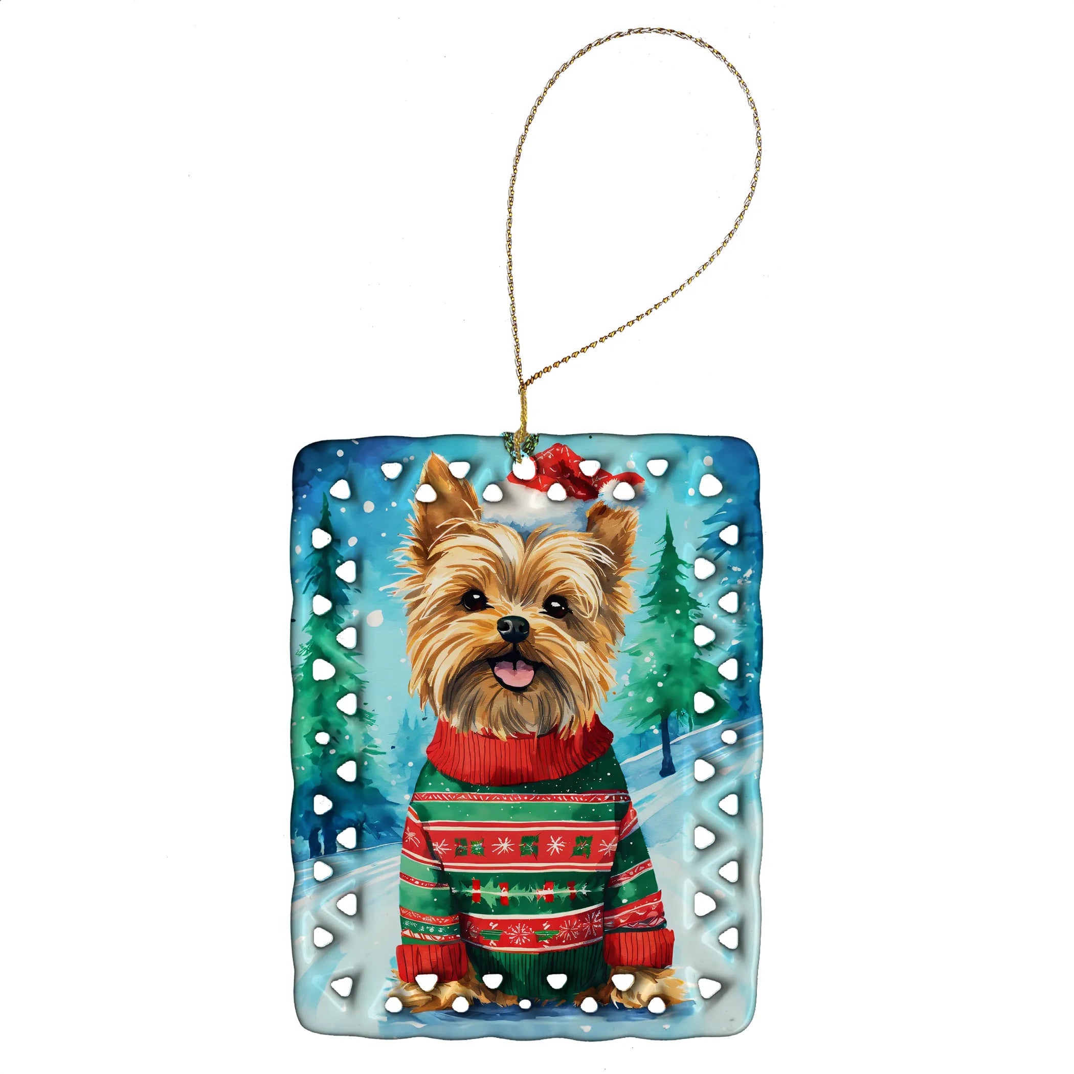 Christmas Sweaters Porcelain Ornament
