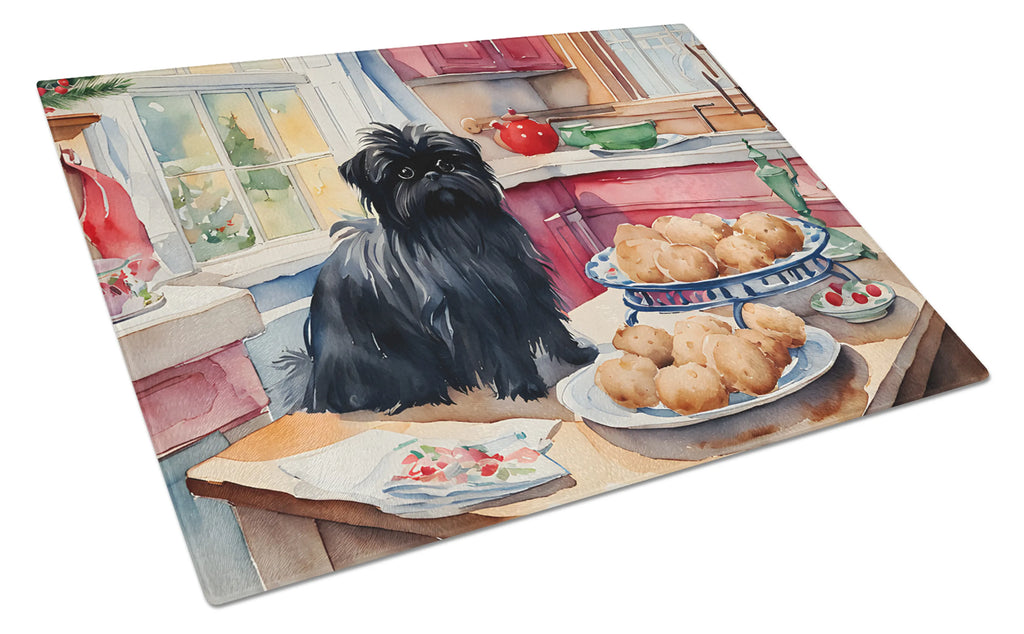Christmas Cookies Glass Cutting Board - Size: LARGE | Pack Of: 1 | Collection name: Christmas cookies