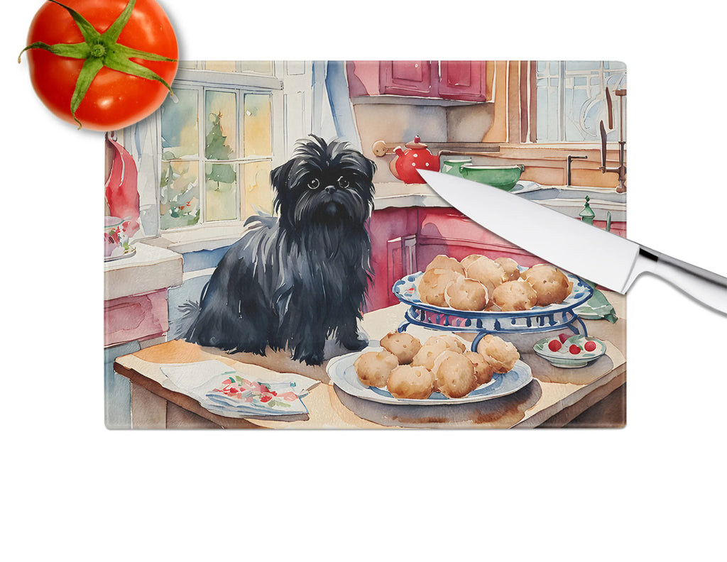 Christmas Cookies Glass Cutting Board - Size: LARGE | Pack Of: 1 | Collection name: Christmas cookies