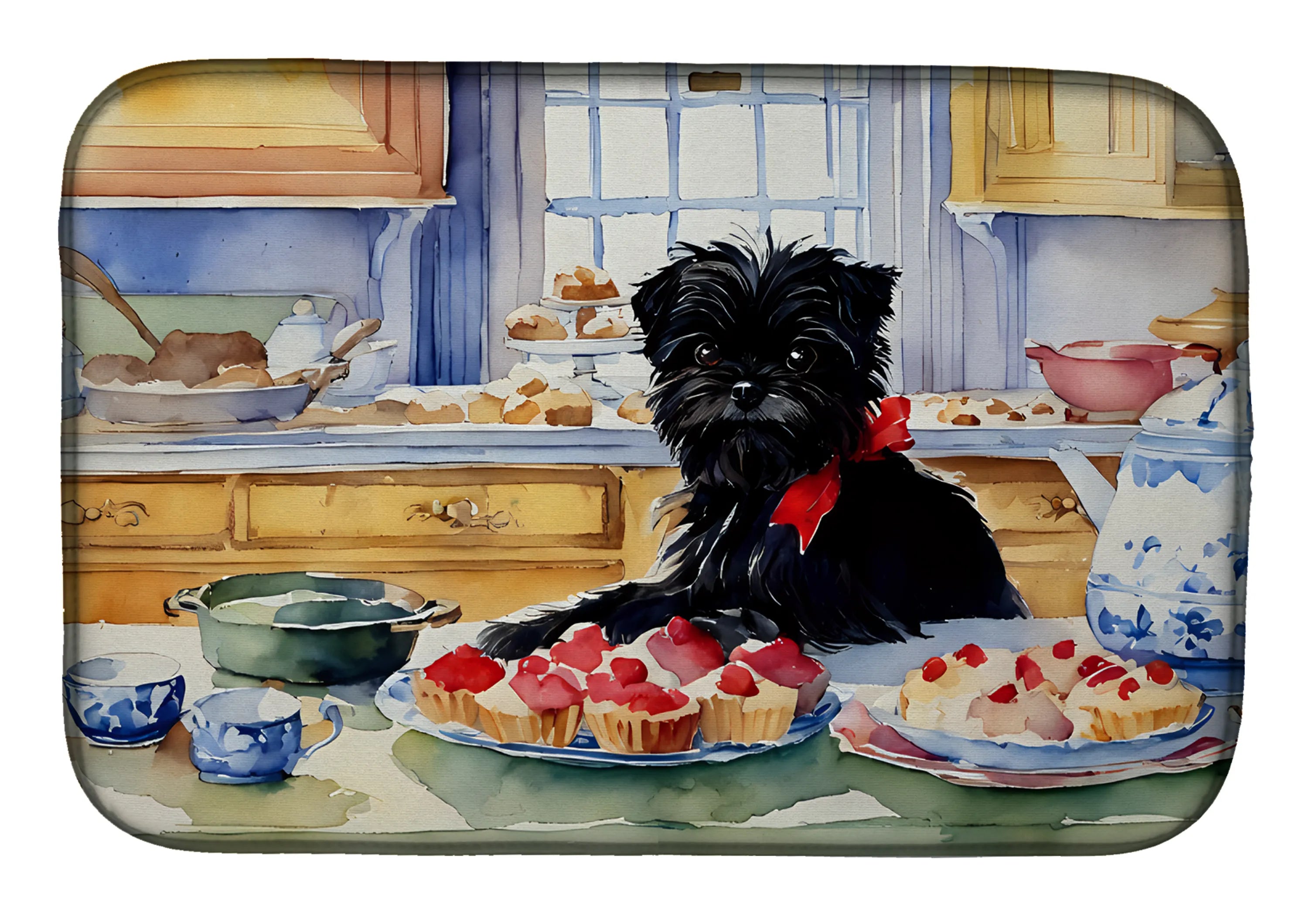 Christmas Cookies Dish Drying Mat - Size: 14  X 21" | Pack Of: 1 | Collection name: Christmas cookies