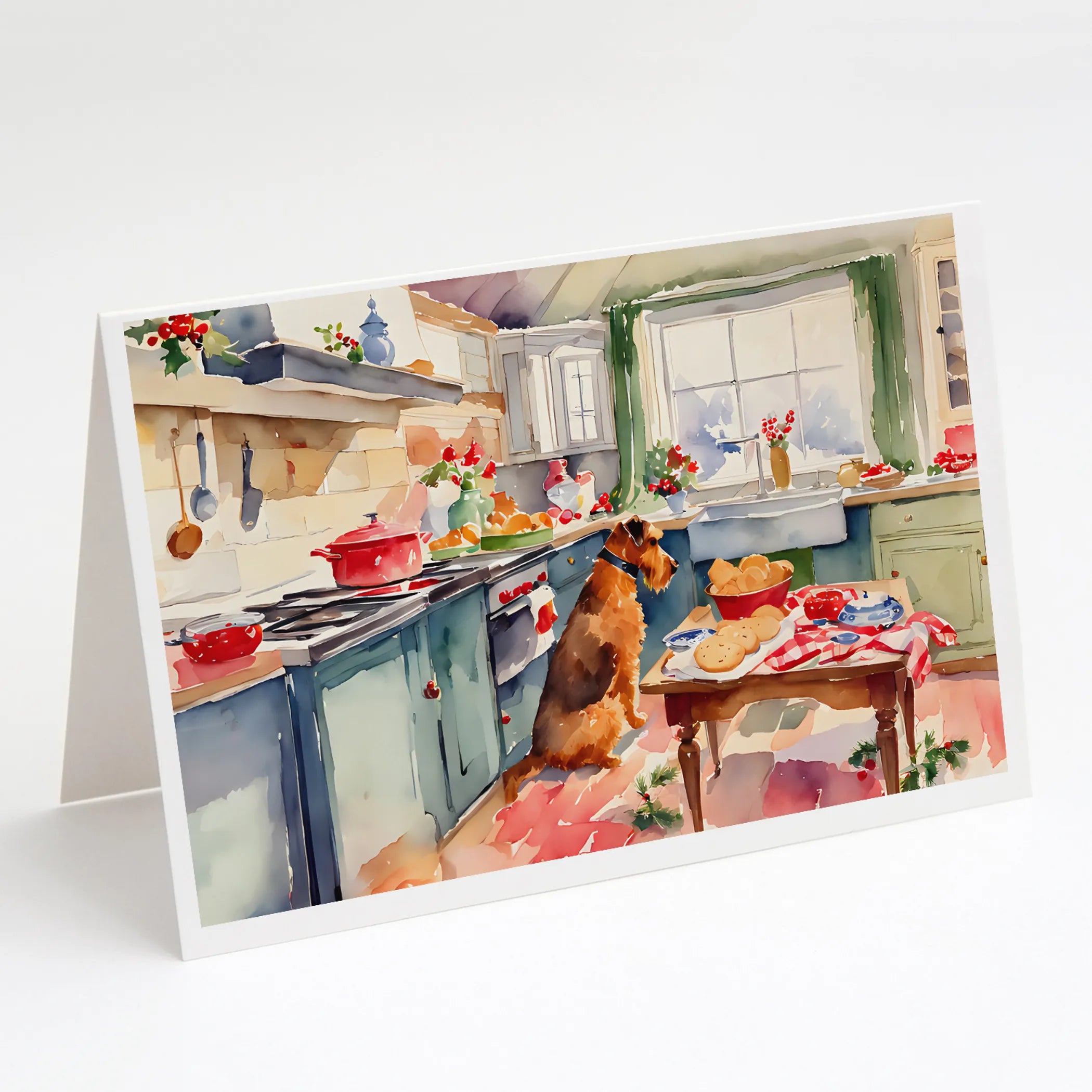 Christmas Cookies Greeting Cards  - Size: 5X7 | Pack Of: 8 | Collection name: Christmas cookies