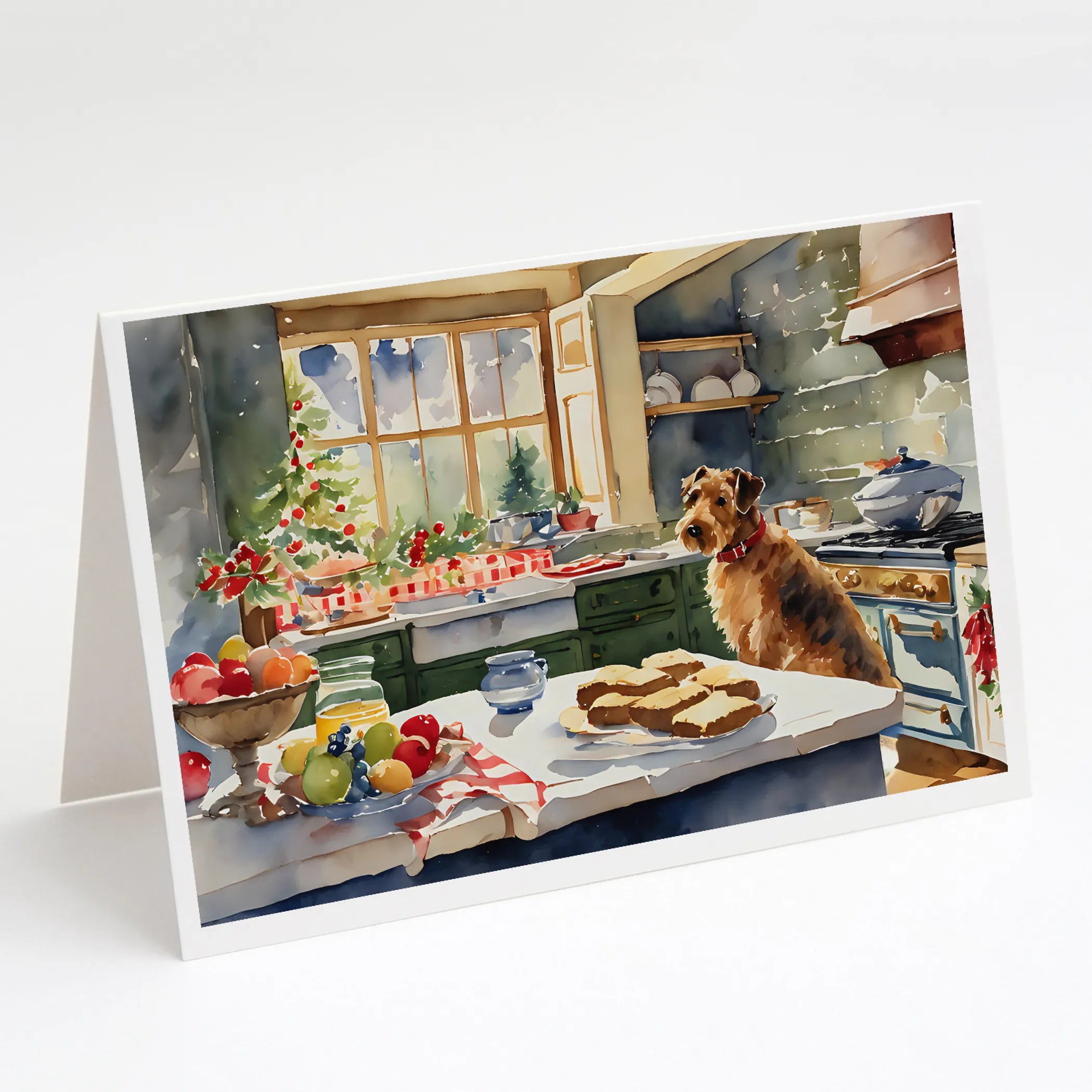 Christmas Cookies Greeting Cards  - Size: 5X7 | Pack Of: 8 | Collection name: Christmas cookies