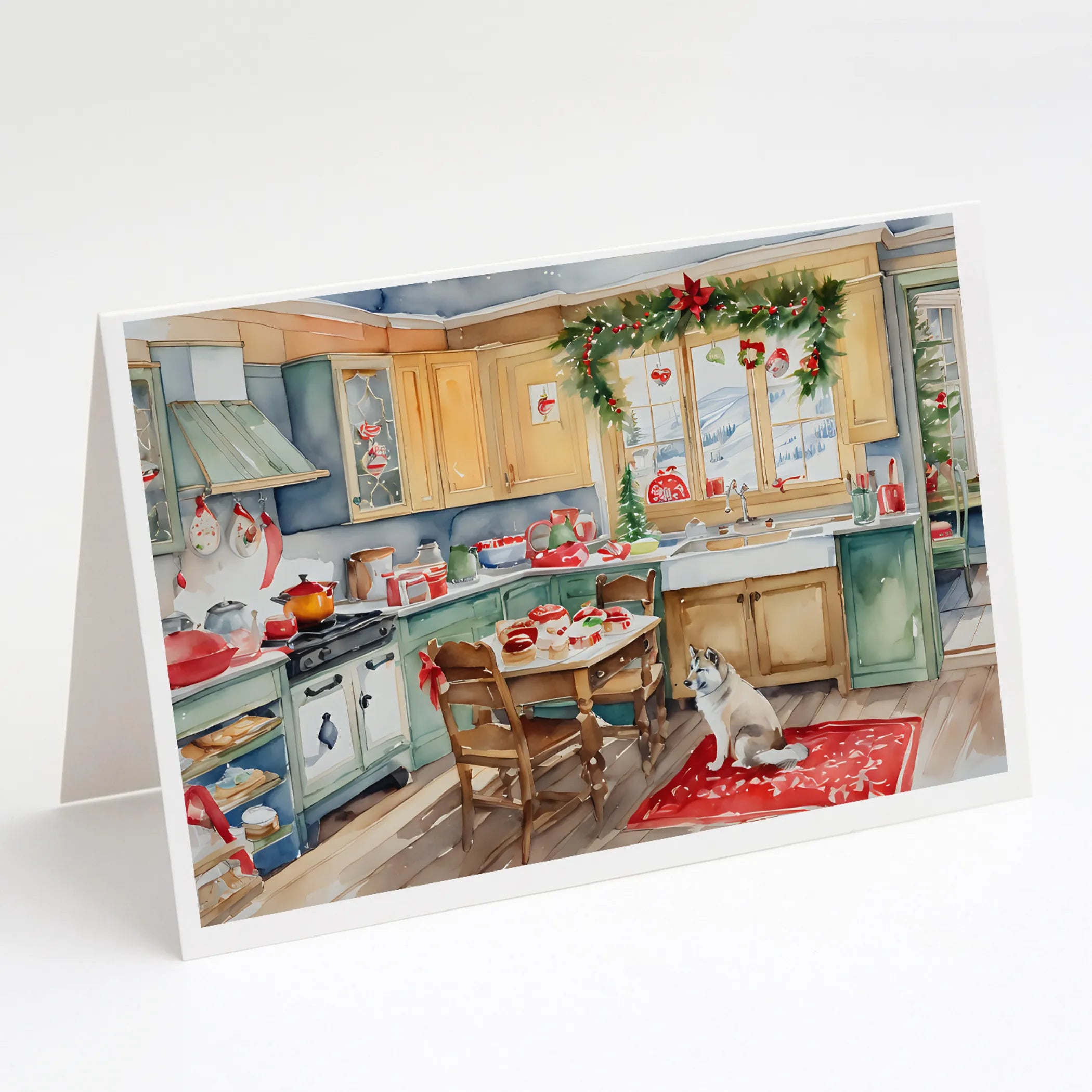Christmas Cookies Greeting Cards  - Size: 5X7 | Pack Of: 8 | Collection name: Christmas cookies