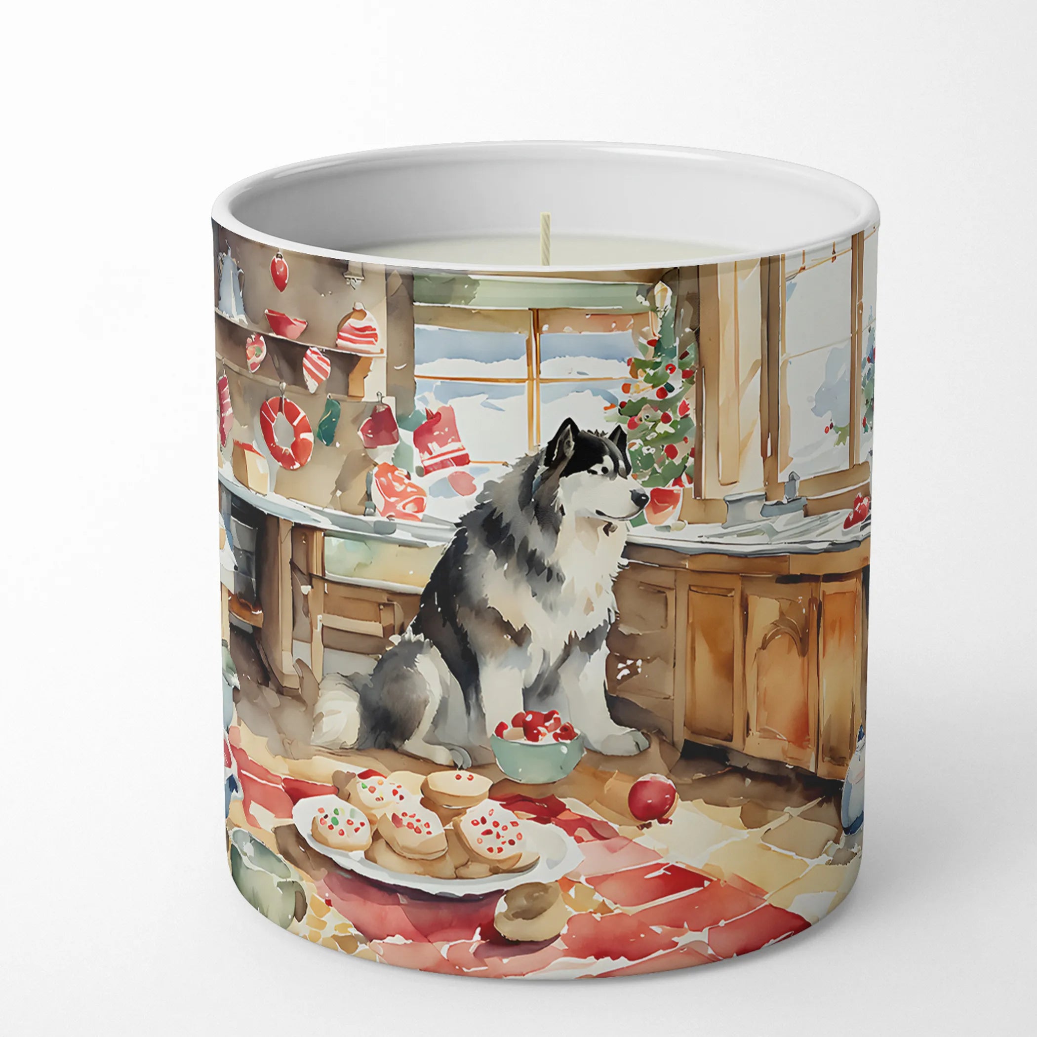 Christmas Cookies Decorative Soy Candle - Size: 10 OZ | Pack Of: 1 | Collection name: Christmas cookies