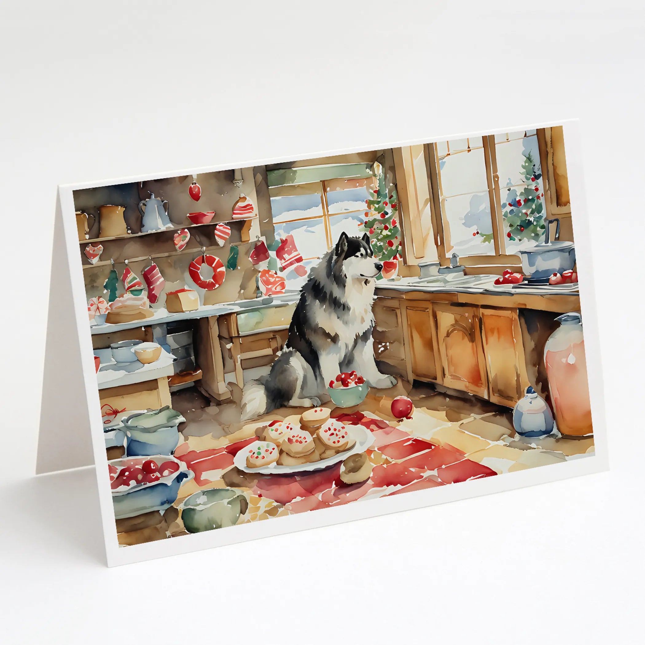 Christmas Cookies Greeting Cards  - Size: 5X7 | Pack Of: 8 | Collection name: Christmas cookies