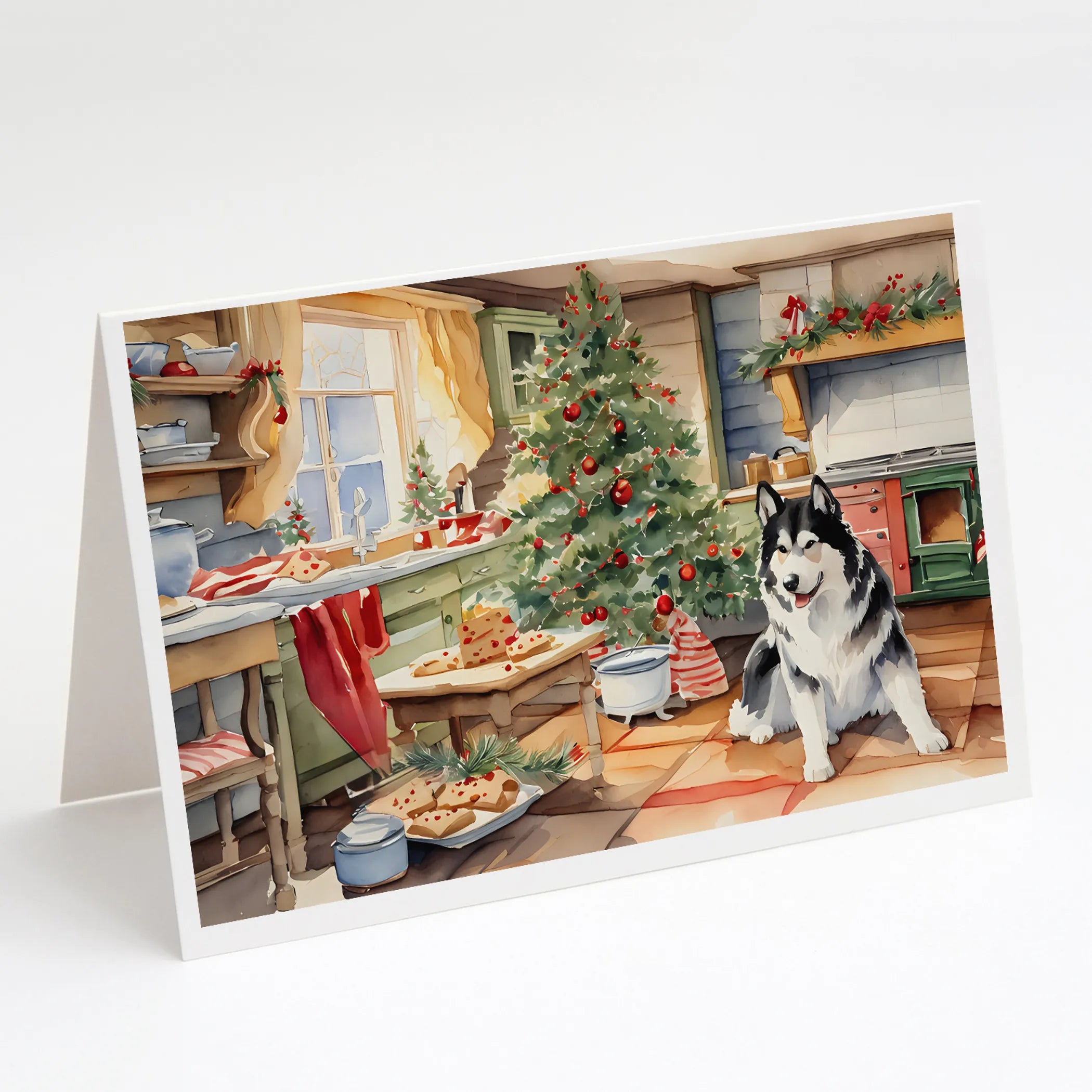 Christmas Cookies Greeting Cards  - Size: 5X7 | Pack Of: 8 | Collection name: Christmas cookies