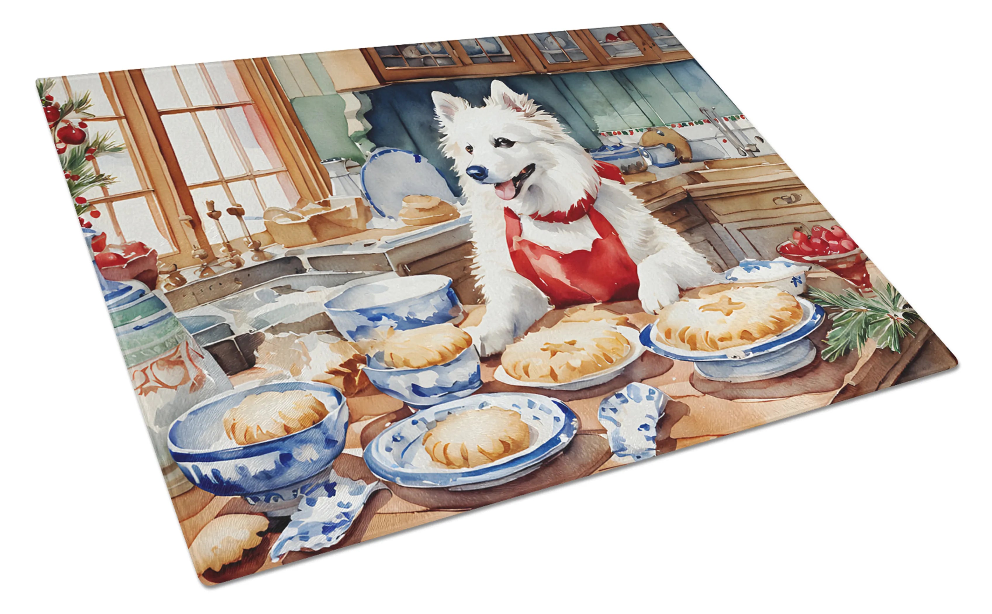 Christmas Cookies Glass Cutting Board - Size: LARGE | Pack Of: 1 | Collection name: Christmas cookies