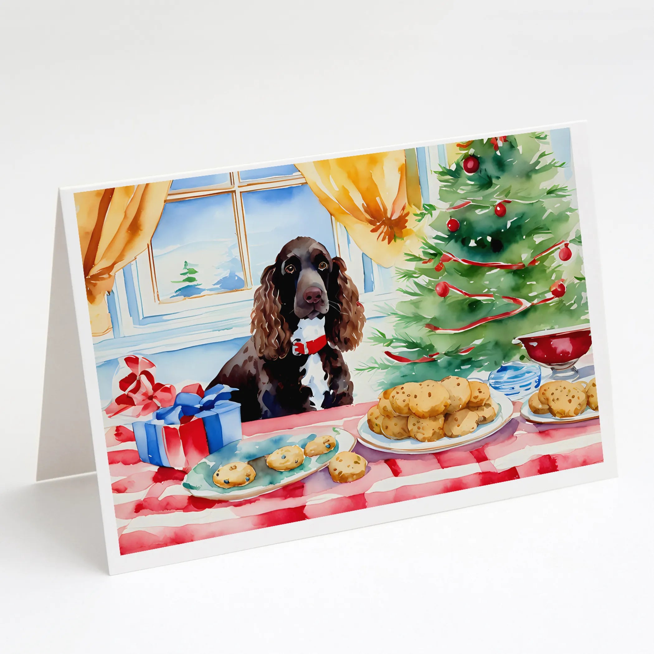Christmas Cookies Greeting Cards  - Size: 5X7 | Pack Of: 8 | Collection name: Christmas cookies
