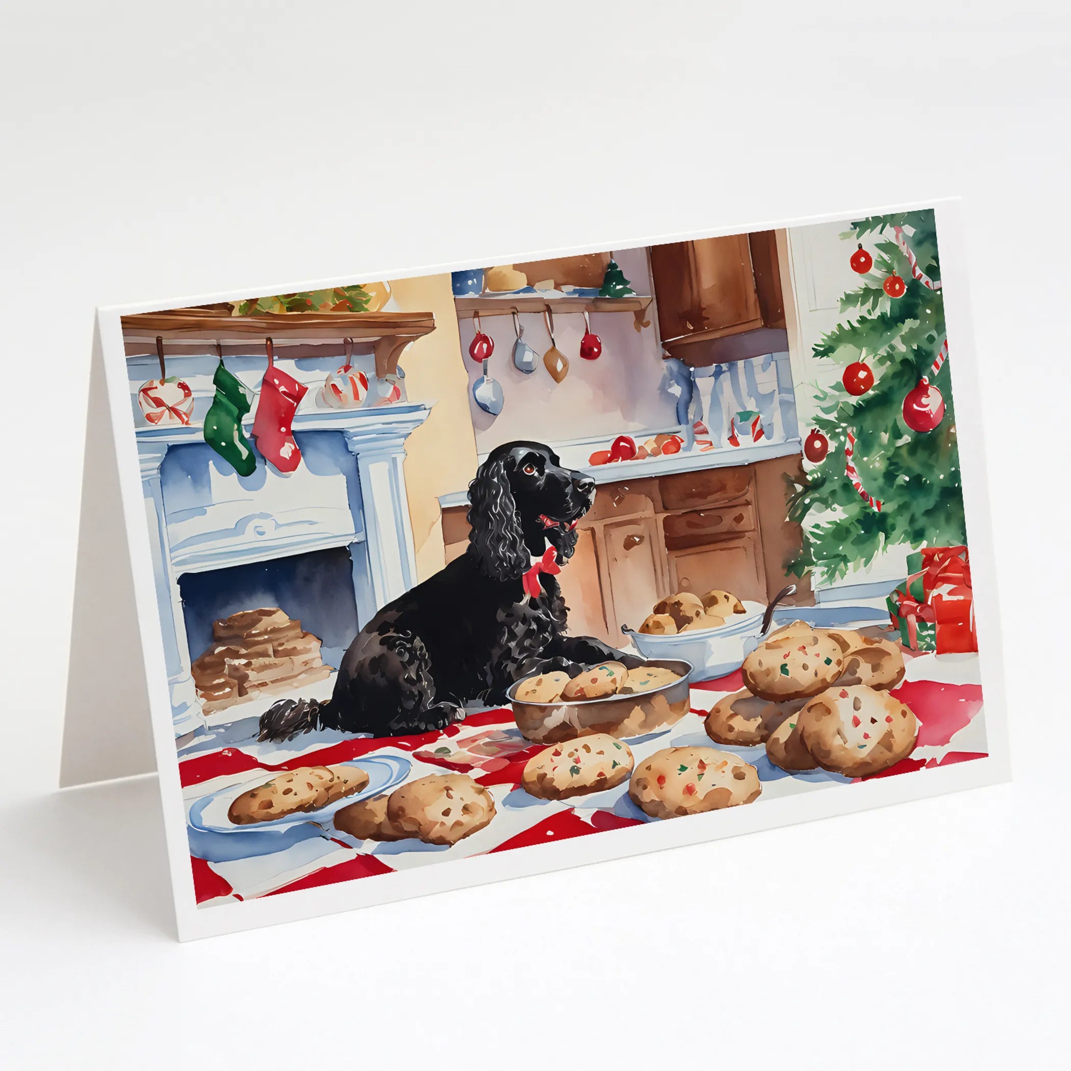 Christmas Cookies Greeting Cards  - Size: 5X7 | Pack Of: 8 | Collection name: Christmas cookies