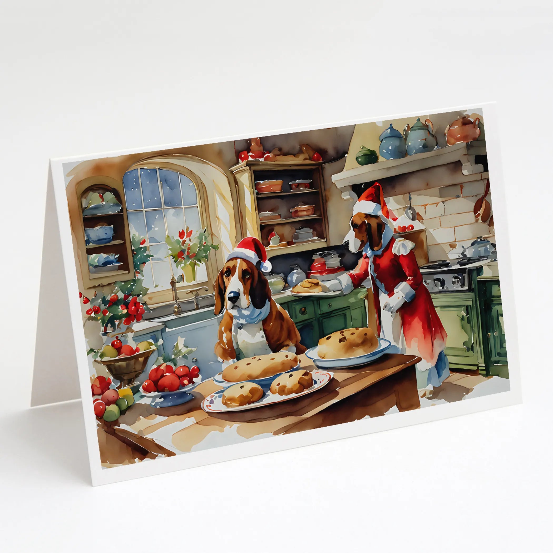 Christmas Cookies Greeting Cards  - Size: 5X7 | Pack Of: 8 | Collection name: Christmas cookies