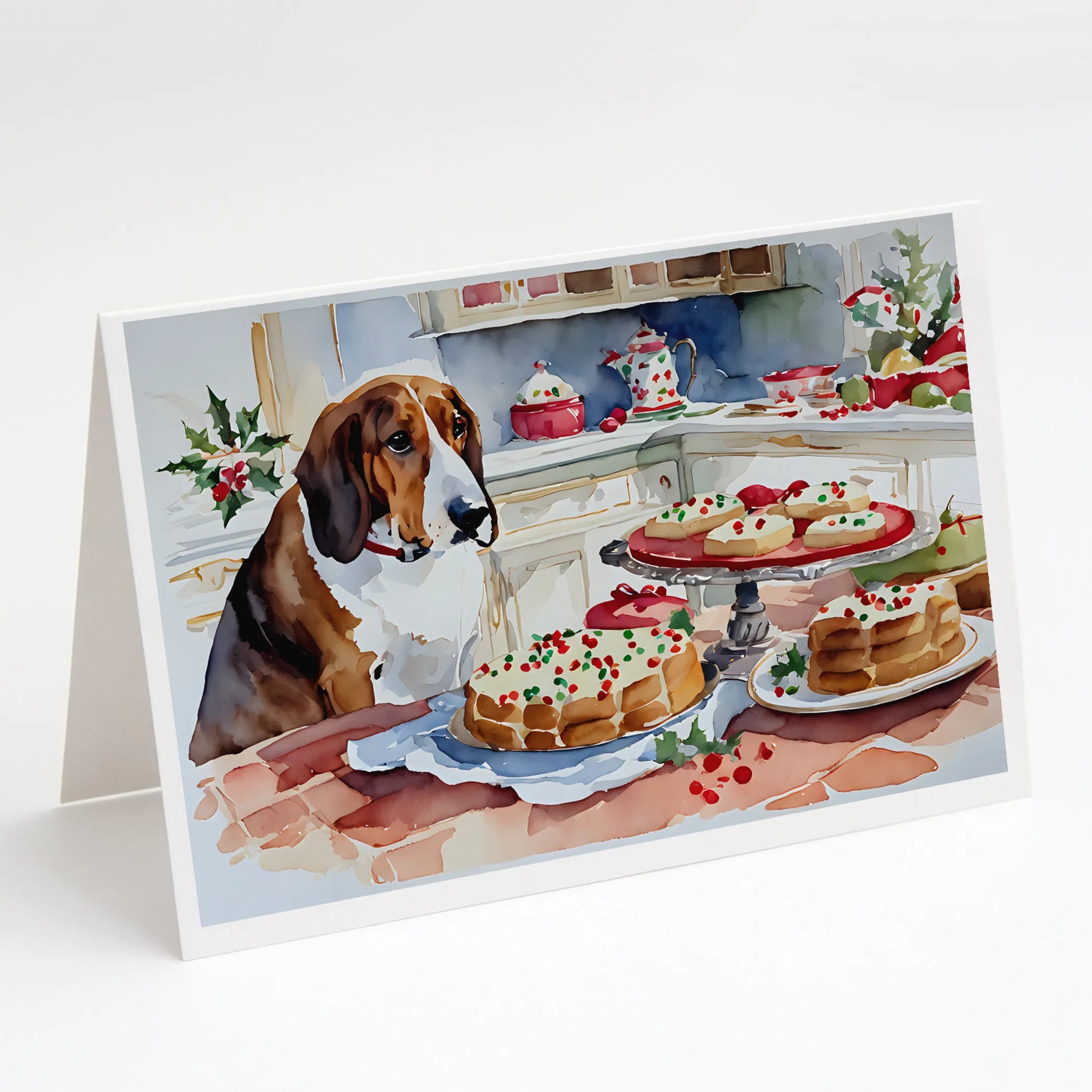 Christmas Cookies Greeting Cards  - Size: 5X7 | Pack Of: 8 | Collection name: Christmas cookies