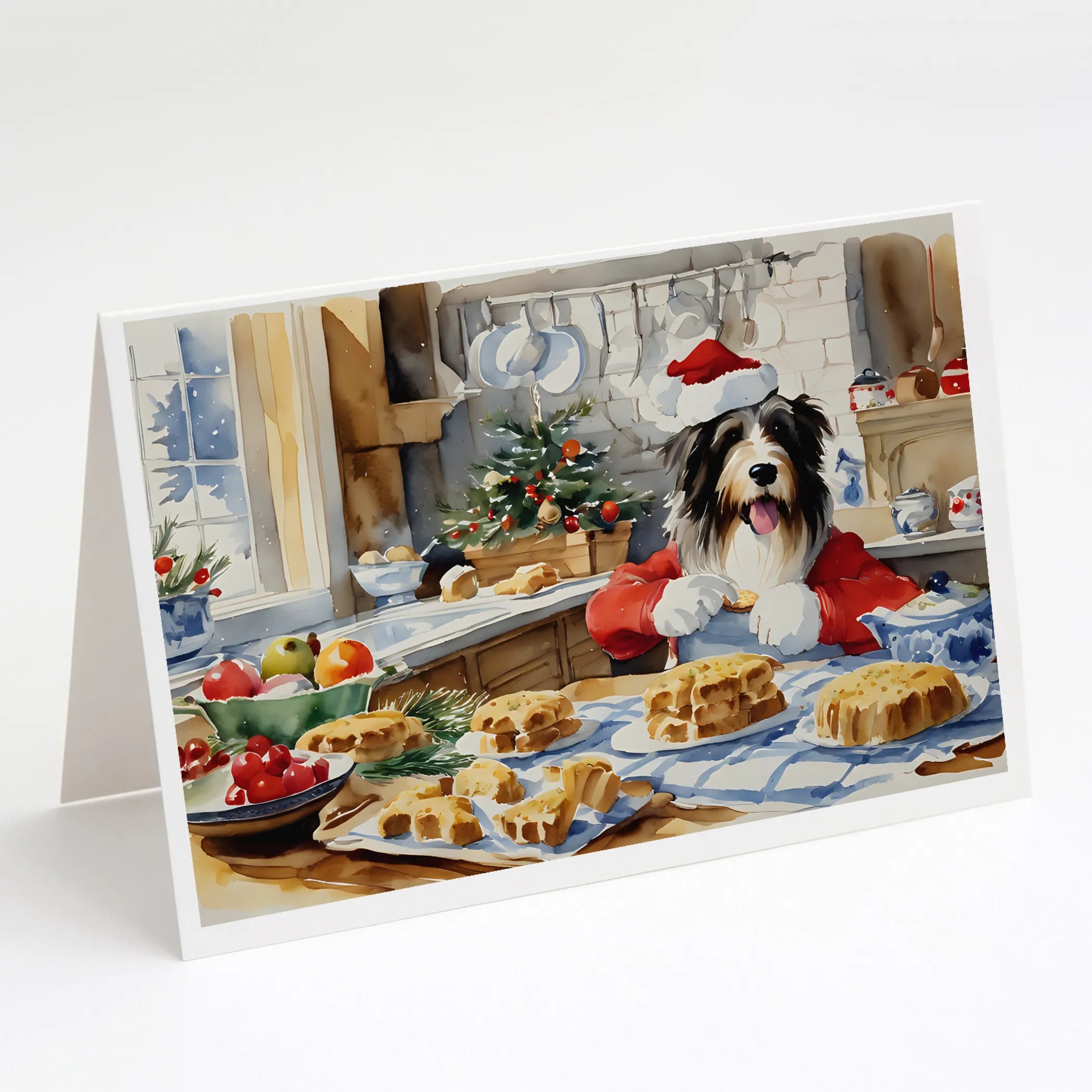 Christmas Cookies Greeting Cards  - Size: 5X7 | Pack Of: 8 | Collection name: Christmas cookies