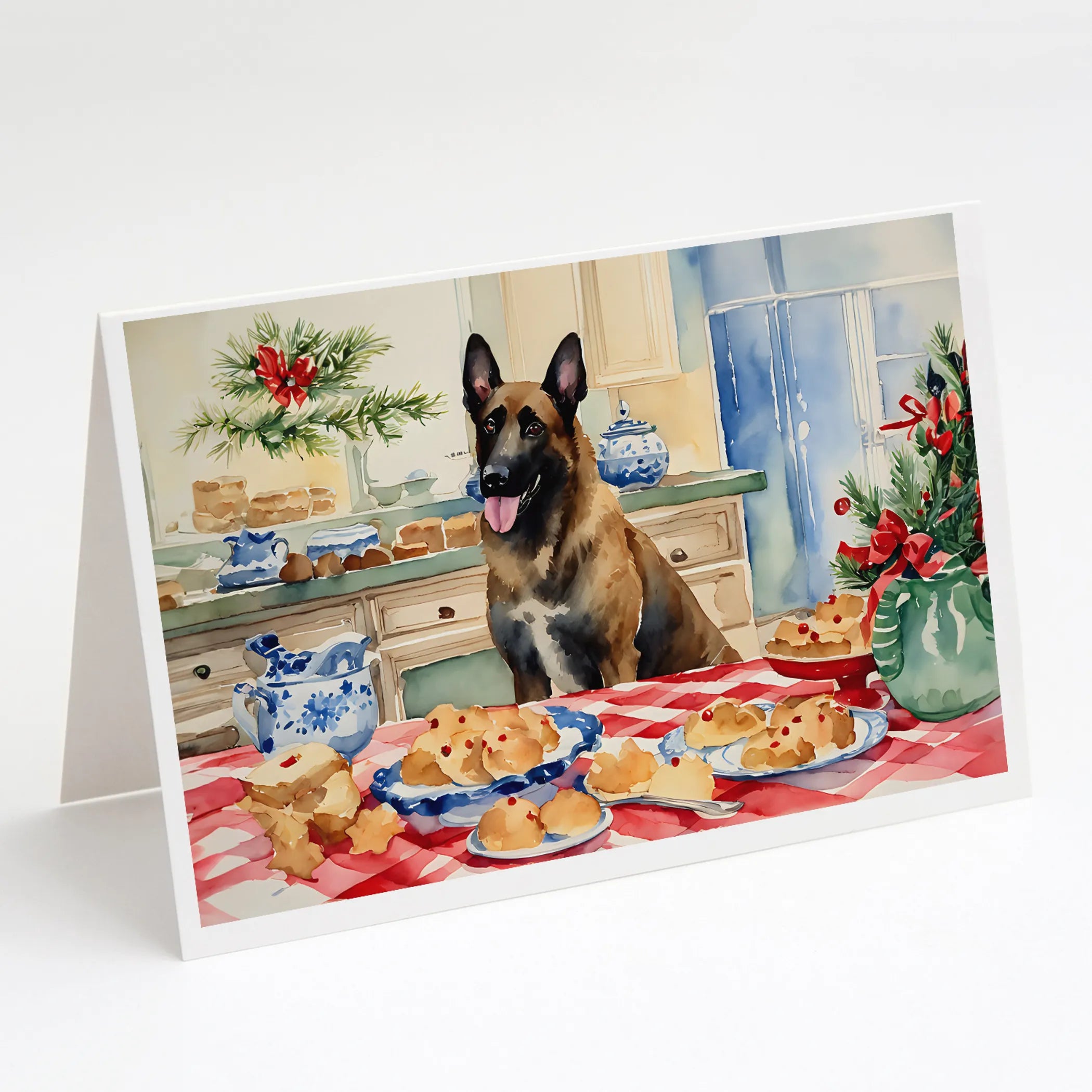 Christmas Cookies Greeting Cards  - Size: 5X7 | Pack Of: 8 | Collection name: Christmas cookies
