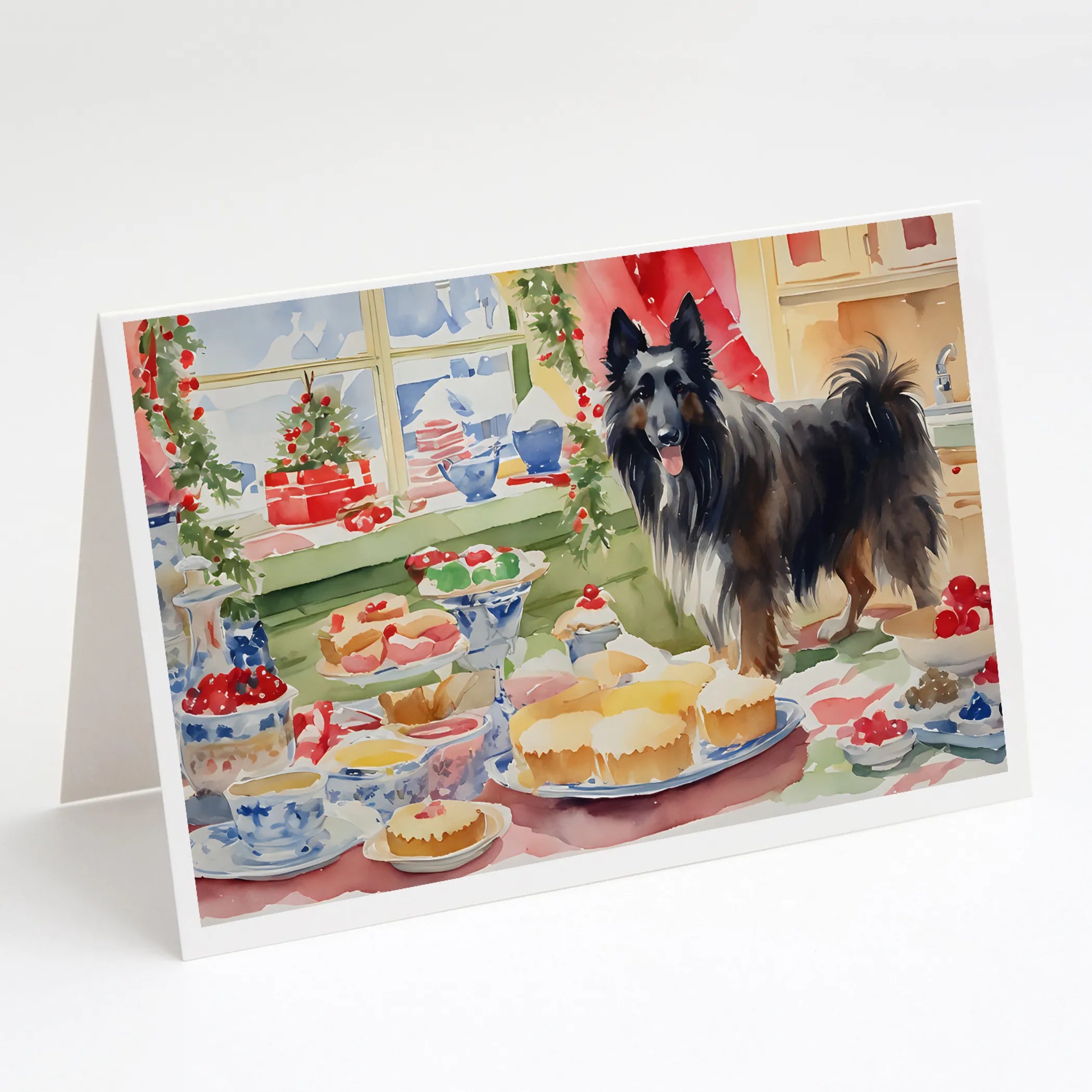 Christmas Cookies Greeting Cards  - Size: 5X7 | Pack Of: 8 | Collection name: Christmas cookies