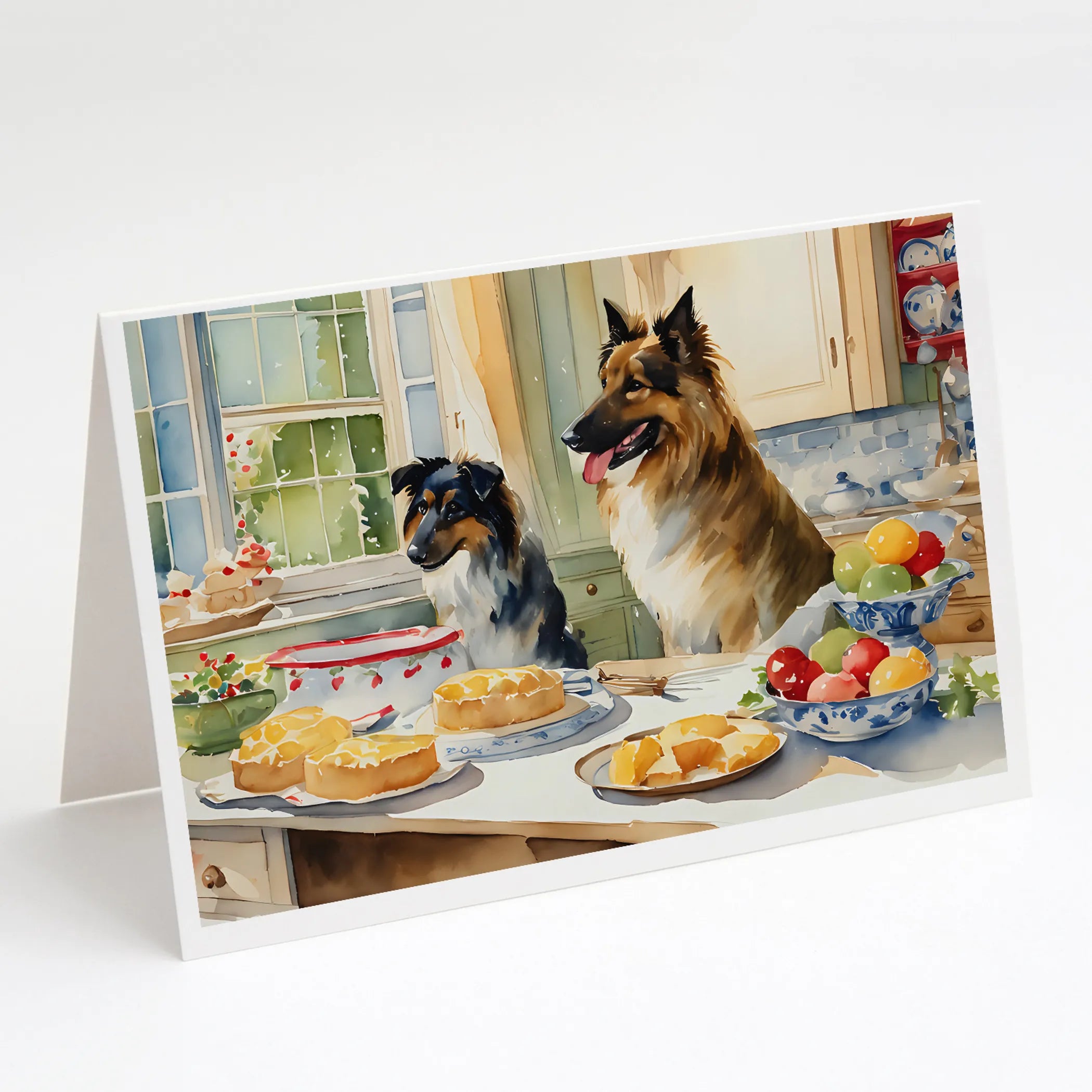 Christmas Cookies Greeting Cards  - Size: 5X7 | Pack Of: 8 | Collection name: Christmas cookies