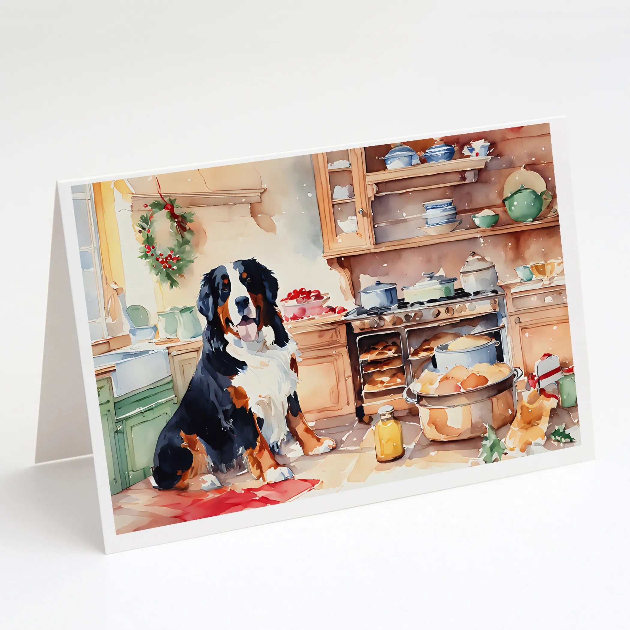 Christmas Cookies Greeting Cards  - Size: 5X7 | Pack Of: 8 | Collection name: Christmas cookies