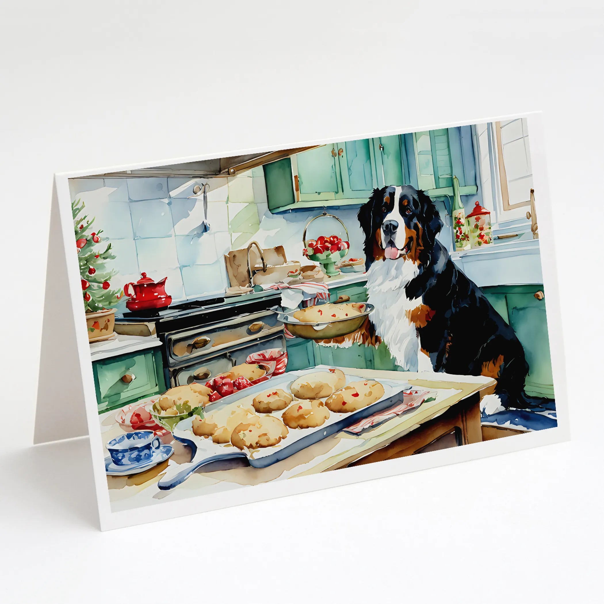 Christmas Cookies Greeting Cards  - Size: 5X7 | Pack Of: 8 | Collection name: Christmas cookies