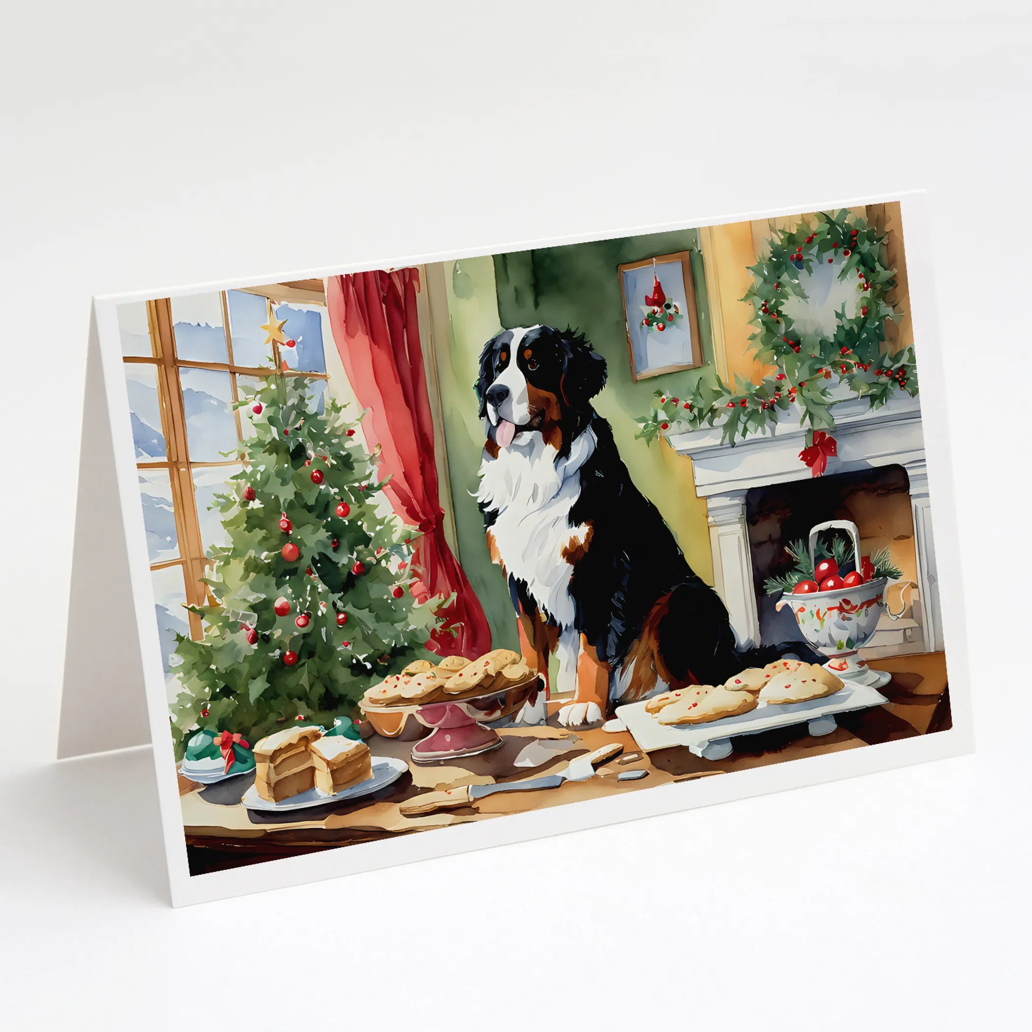 Christmas Cookies Greeting Cards  - Size: 5X7 | Pack Of: 8 | Collection name: Christmas cookies