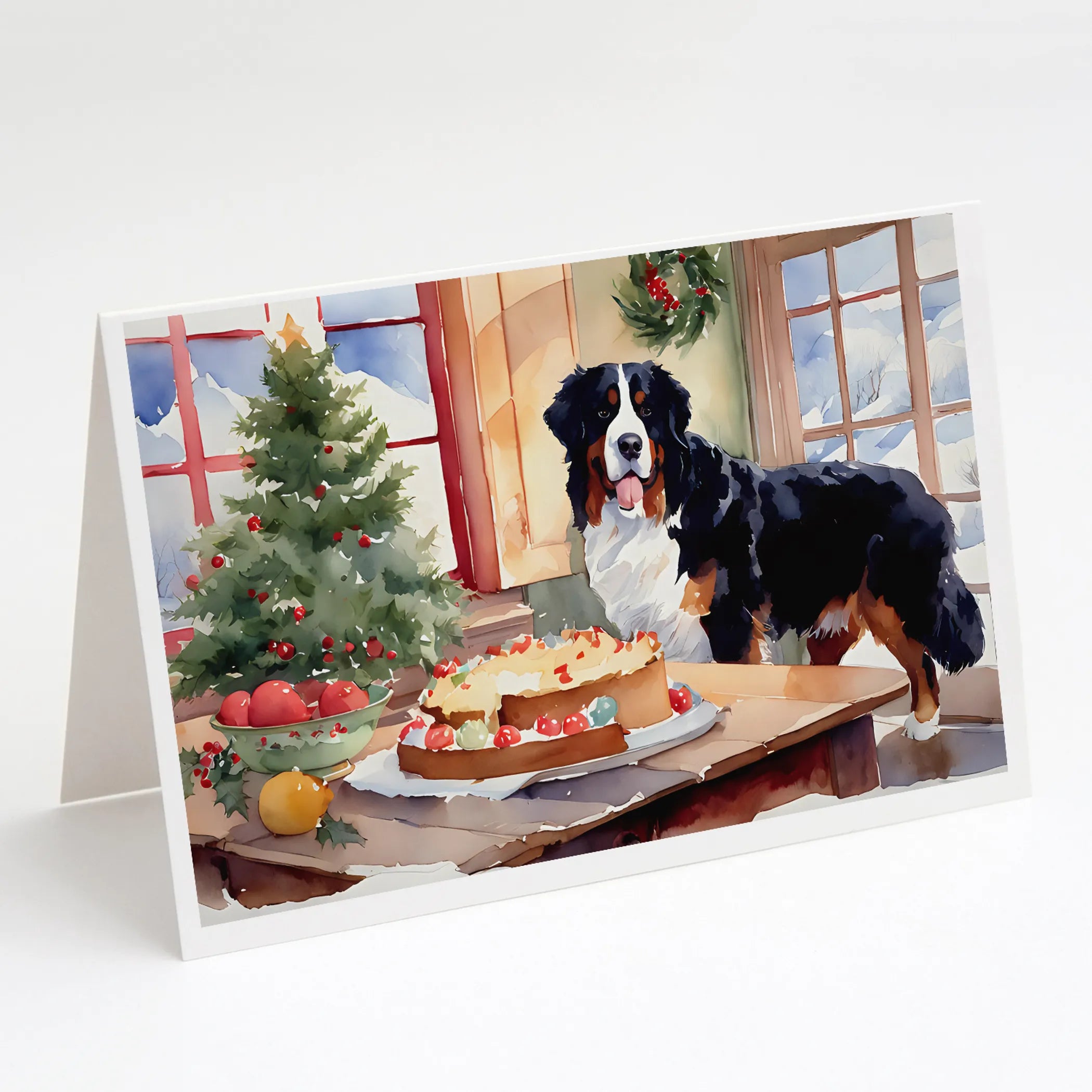 Christmas Cookies Greeting Cards  - Size: 5X7 | Pack Of: 8 | Collection name: Christmas cookies