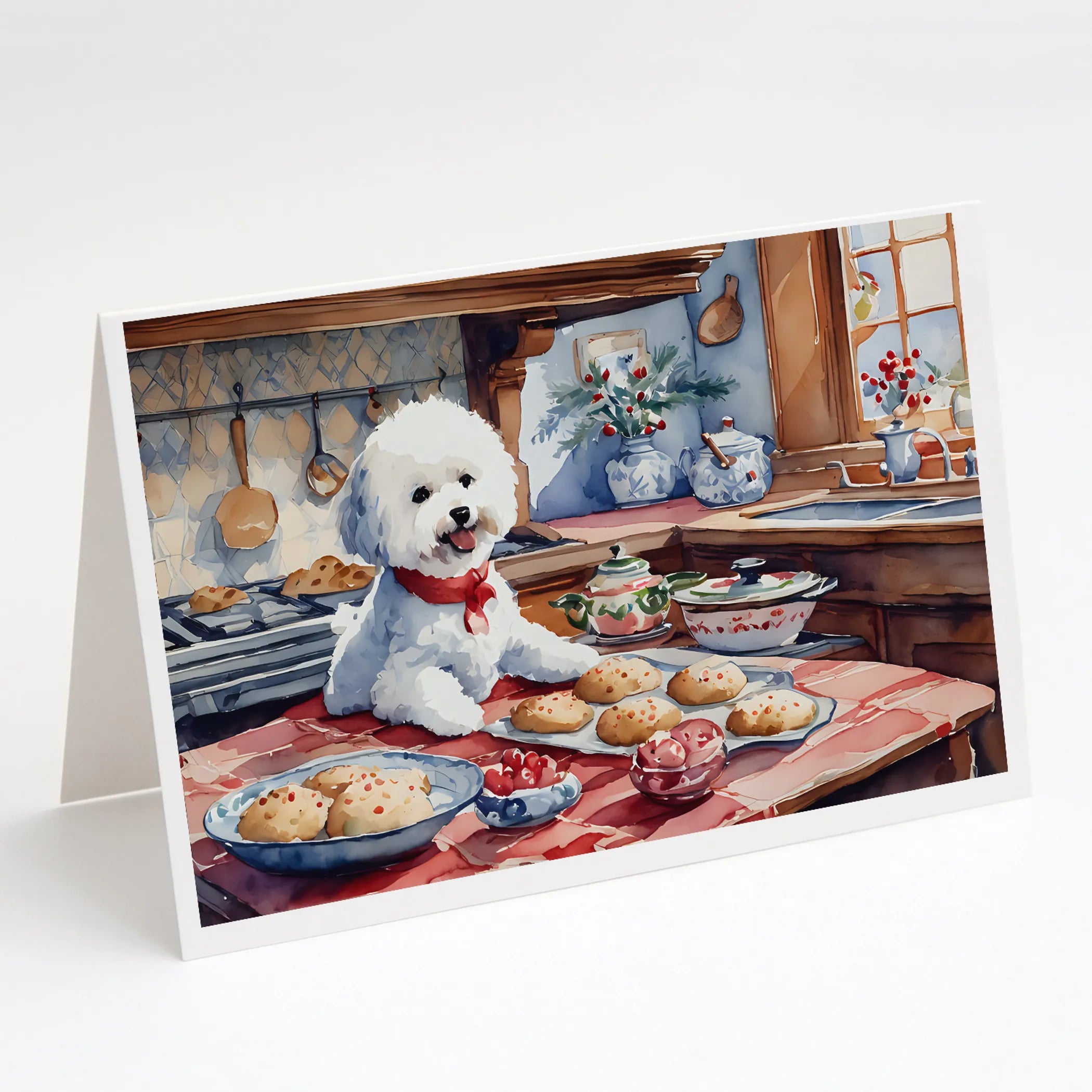 Christmas Cookies Greeting Cards  - Size: 5X7 | Pack Of: 8 | Collection name: Christmas cookies