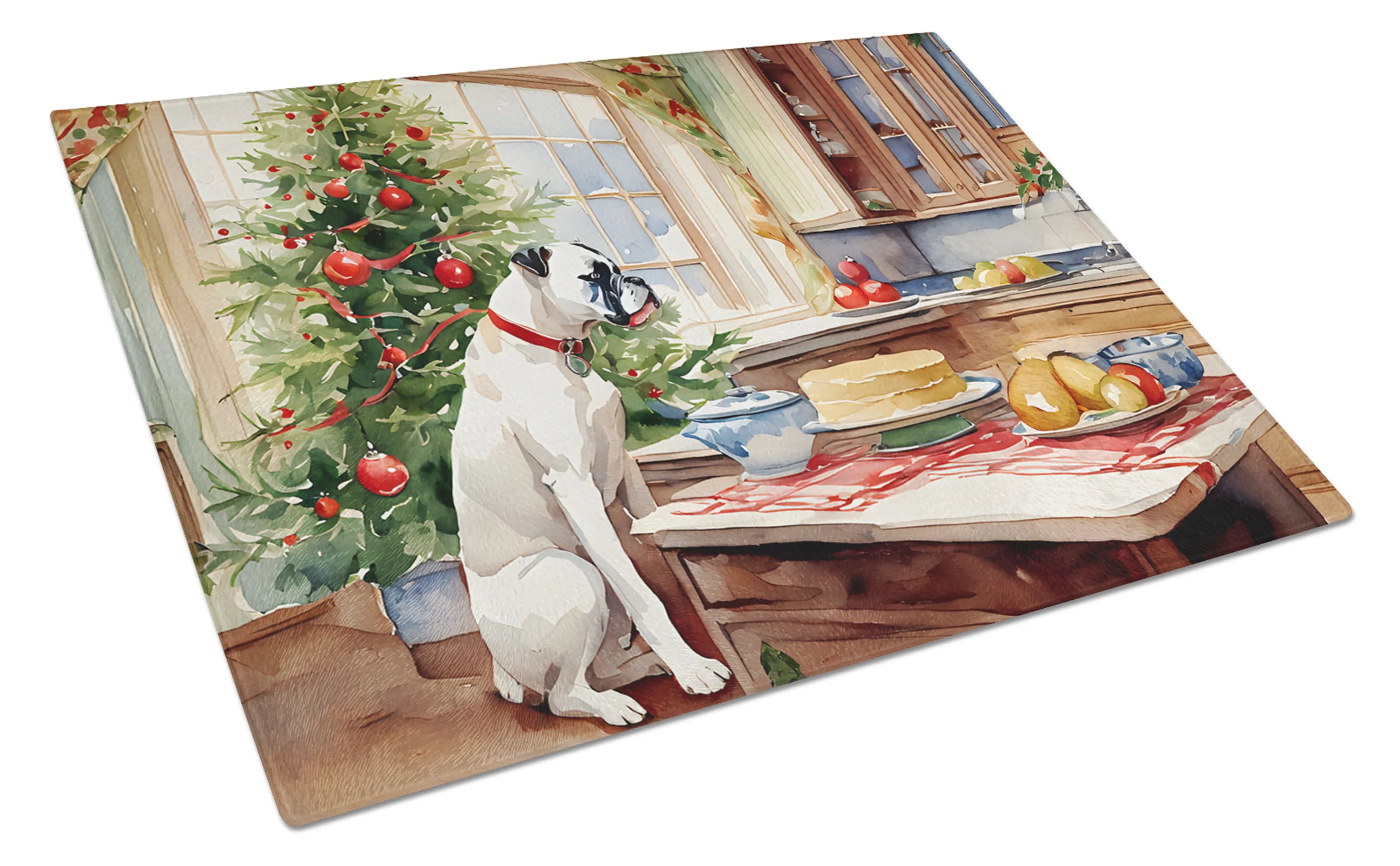 Christmas Cookies Glass Cutting Board - Size: LARGE | Pack Of: 1 | Collection name: Christmas cookies