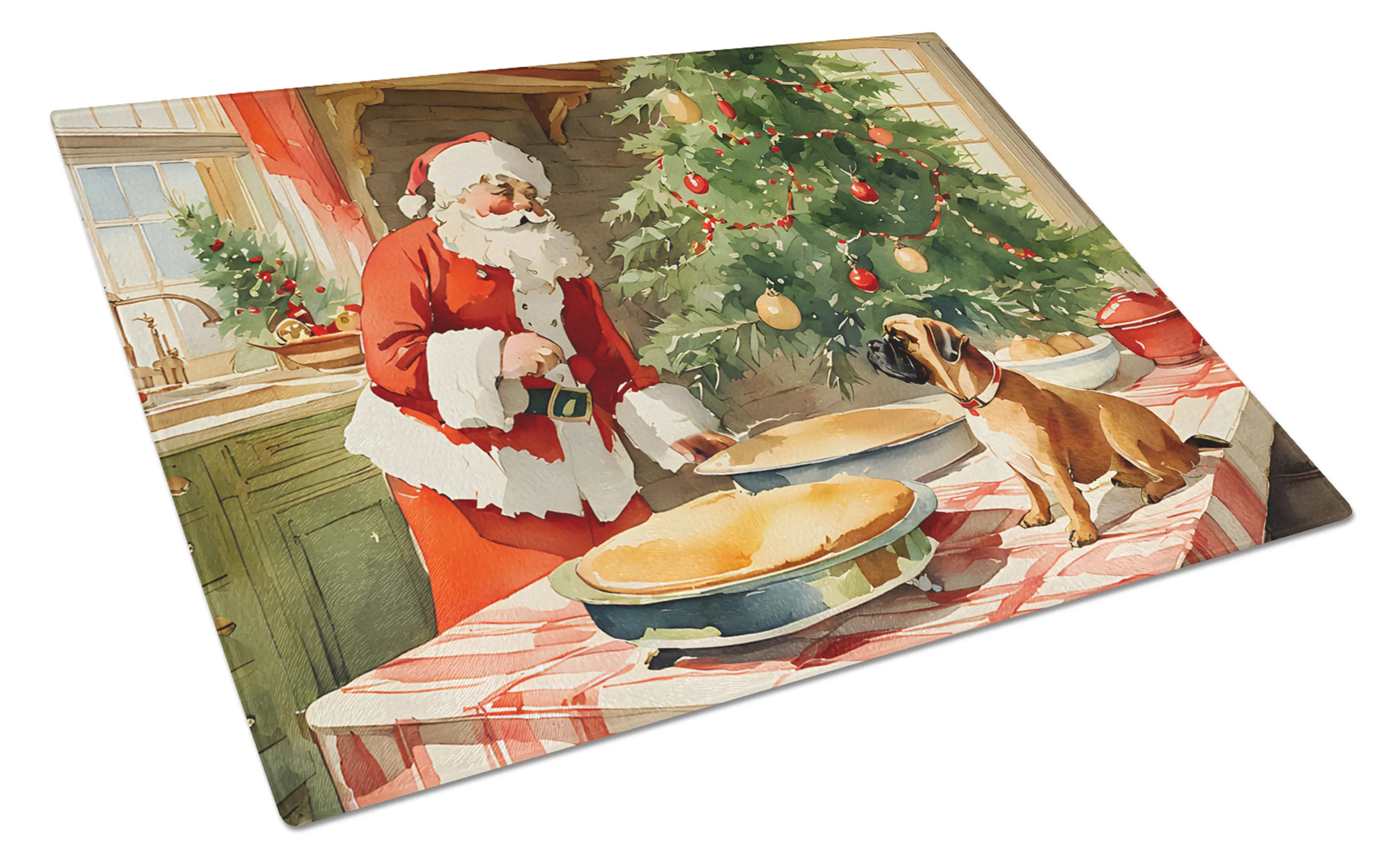 Christmas Cookies Glass Cutting Board - Size: LARGE | Pack Of: 1 | Collection name: Christmas cookies