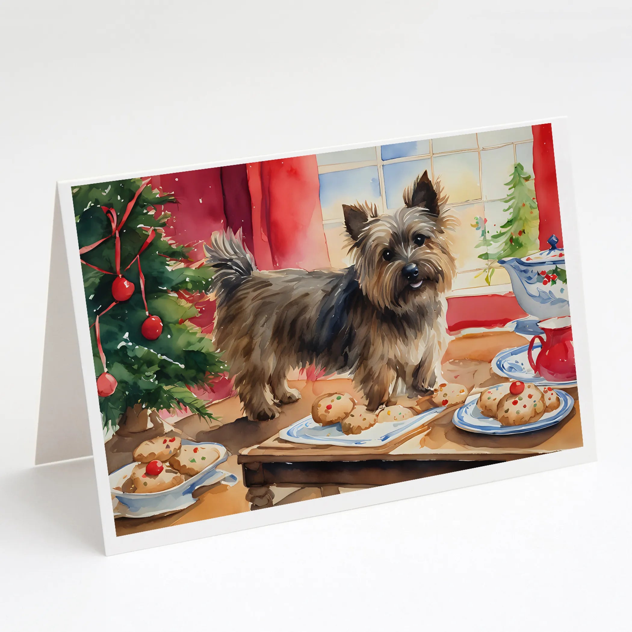 Christmas Cookies Greeting Cards  - Size: 5X7 | Pack Of: 8 | Collection name: Christmas cookies