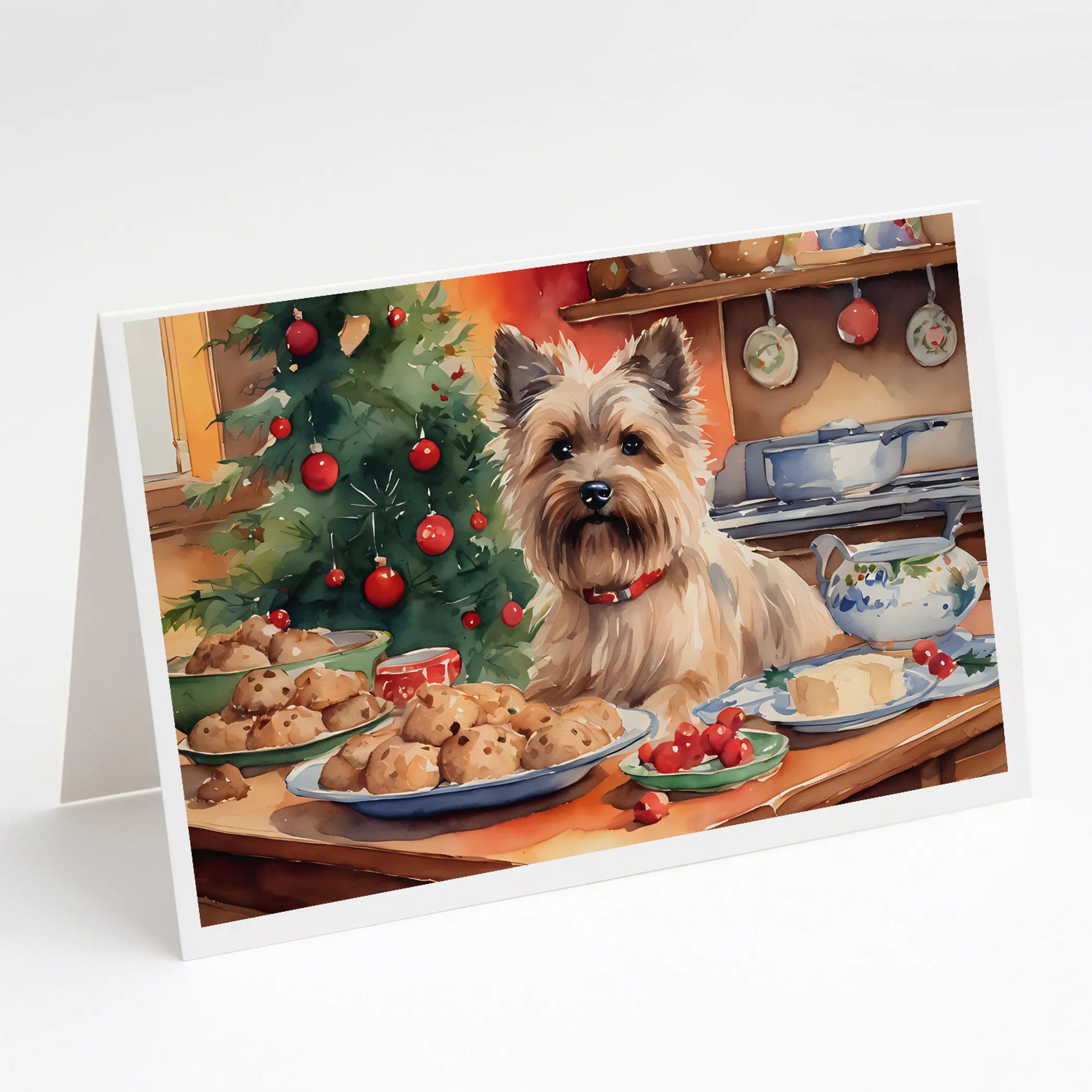 Christmas Cookies Greeting Cards  - Size: 5X7 | Pack Of: 8 | Collection name: Christmas cookies